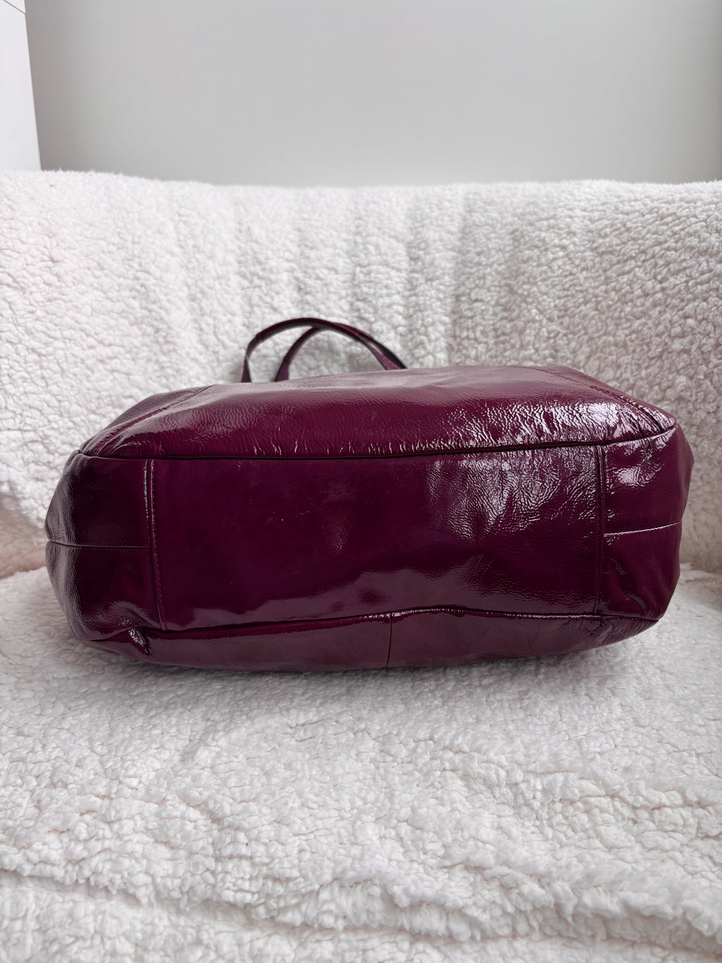 Coach Patent Leather Shoulder Bag
