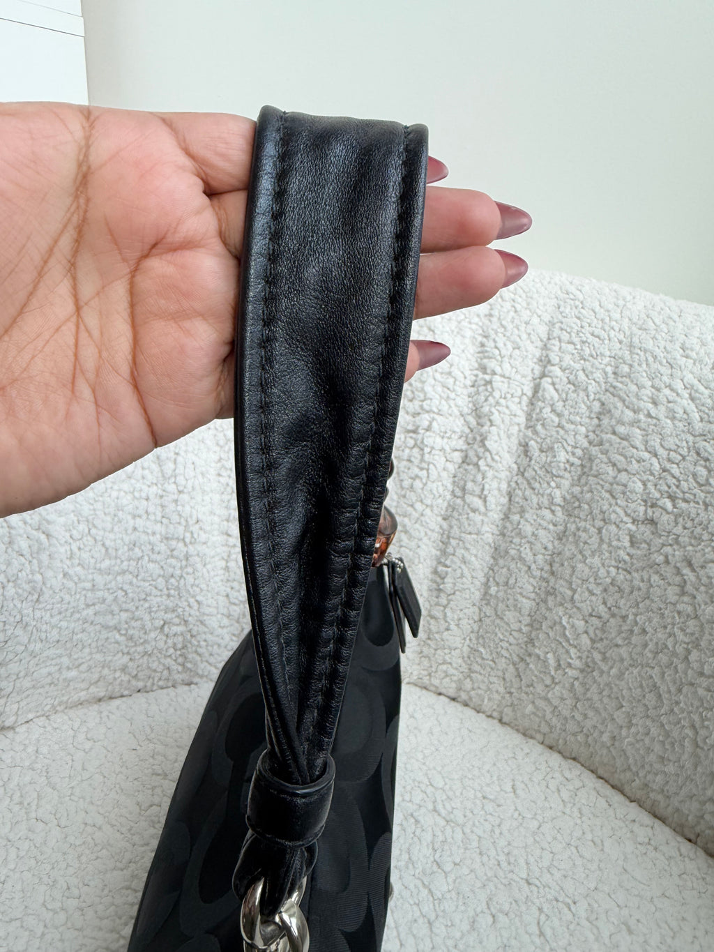 Coach Kirsten Black Shoulder Bag