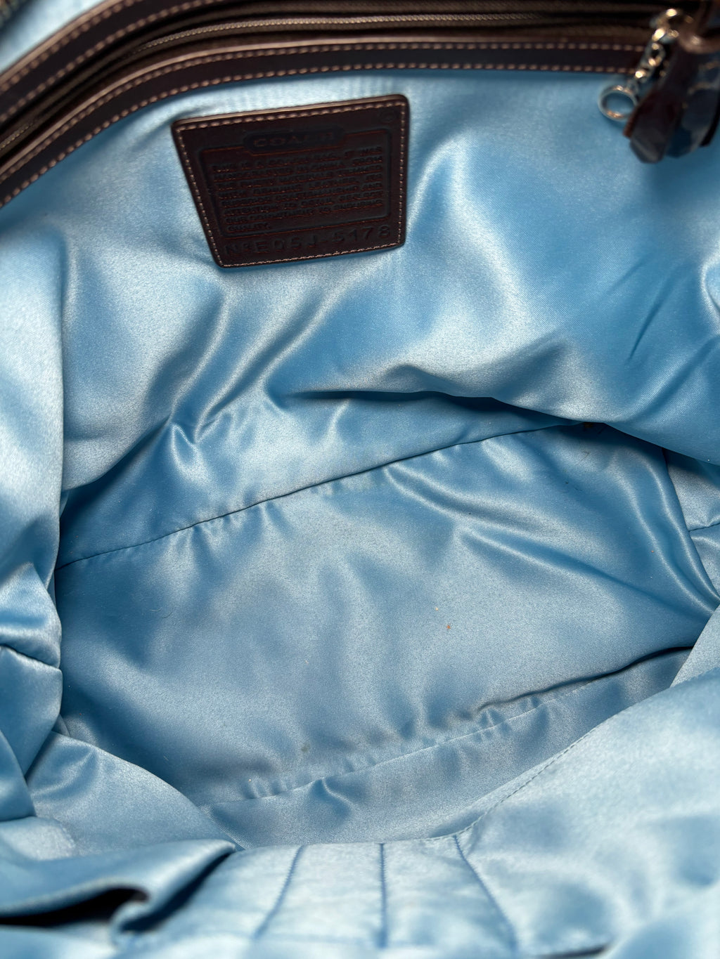 Coach Tweed Shoulder Bag