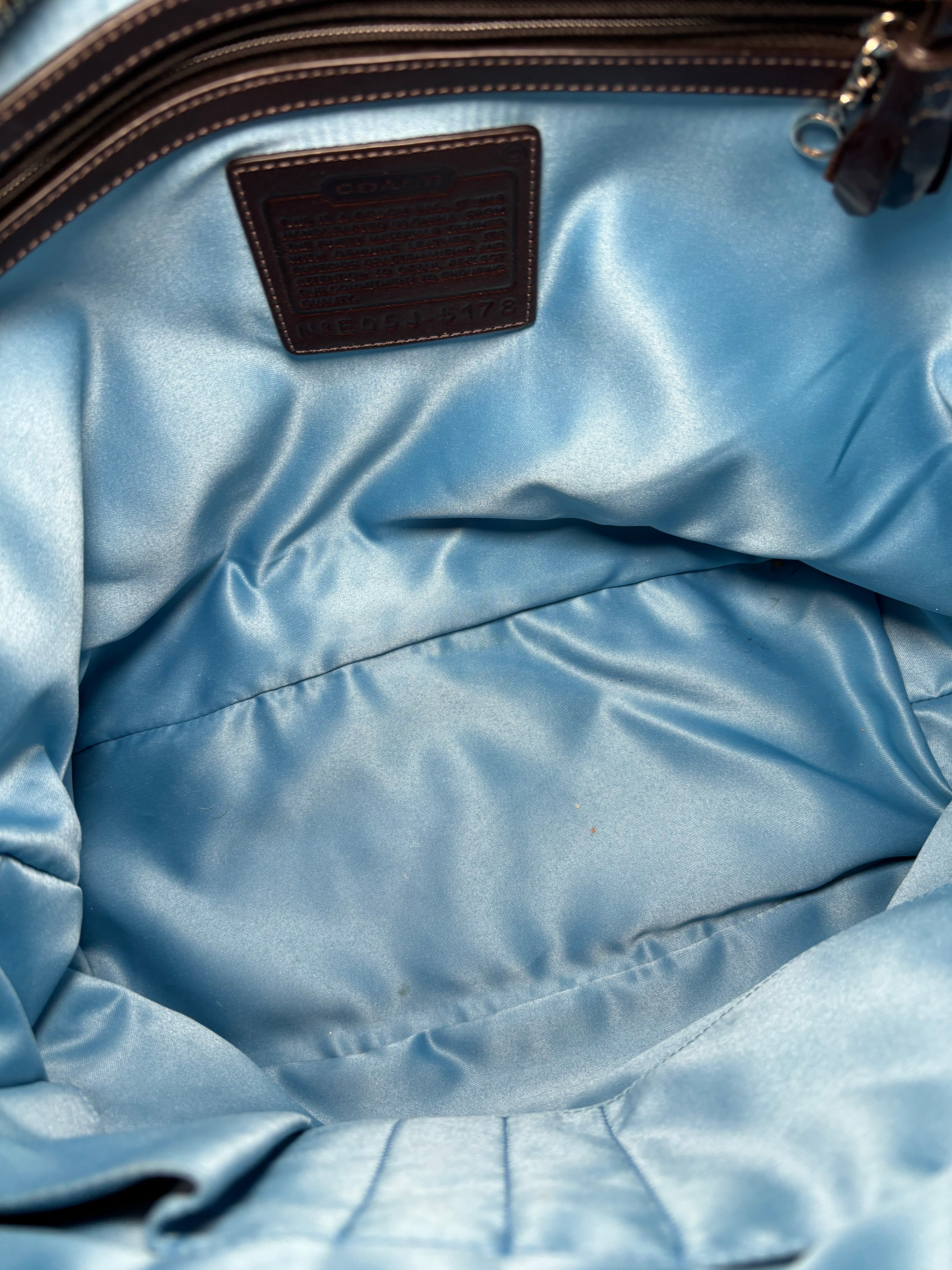 Coach Tweed Shoulder Bag