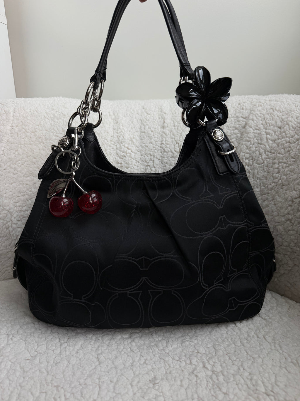 Coach Maggie Black Shoulder Bag