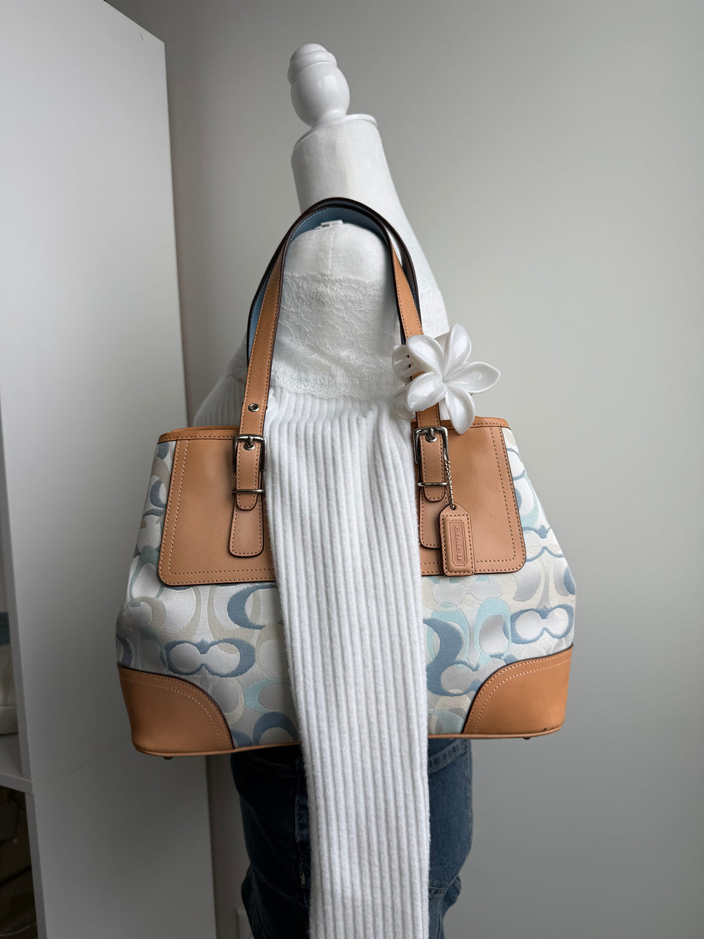 Coach Blue Optic Bag