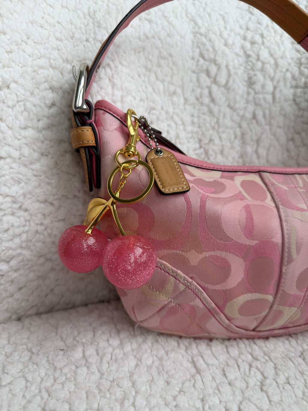 Coach Pink Optic  Mini Hobo
