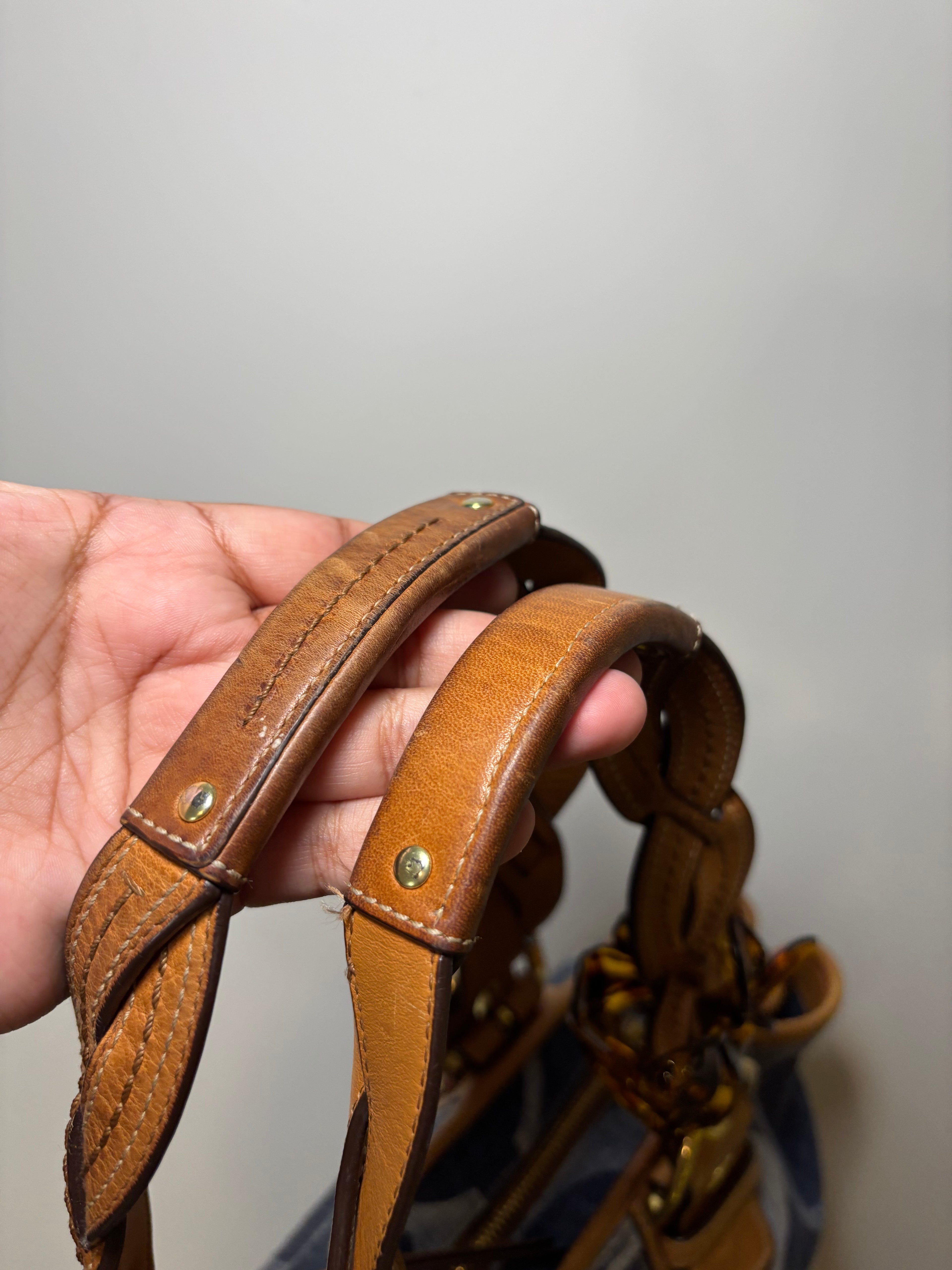 Coach Denim Shoulder Bag