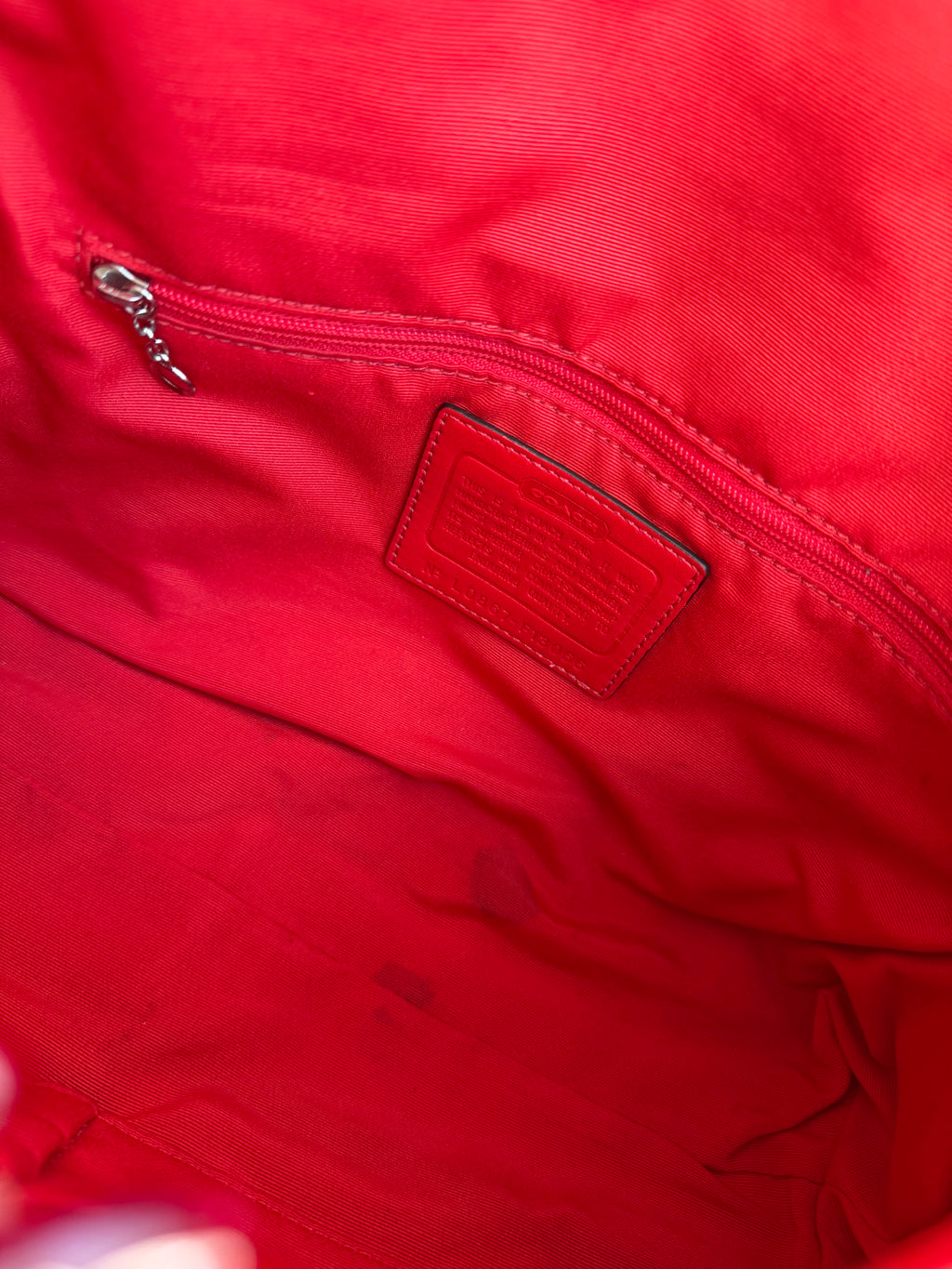Coach Hampton Signature Shoulder Bag