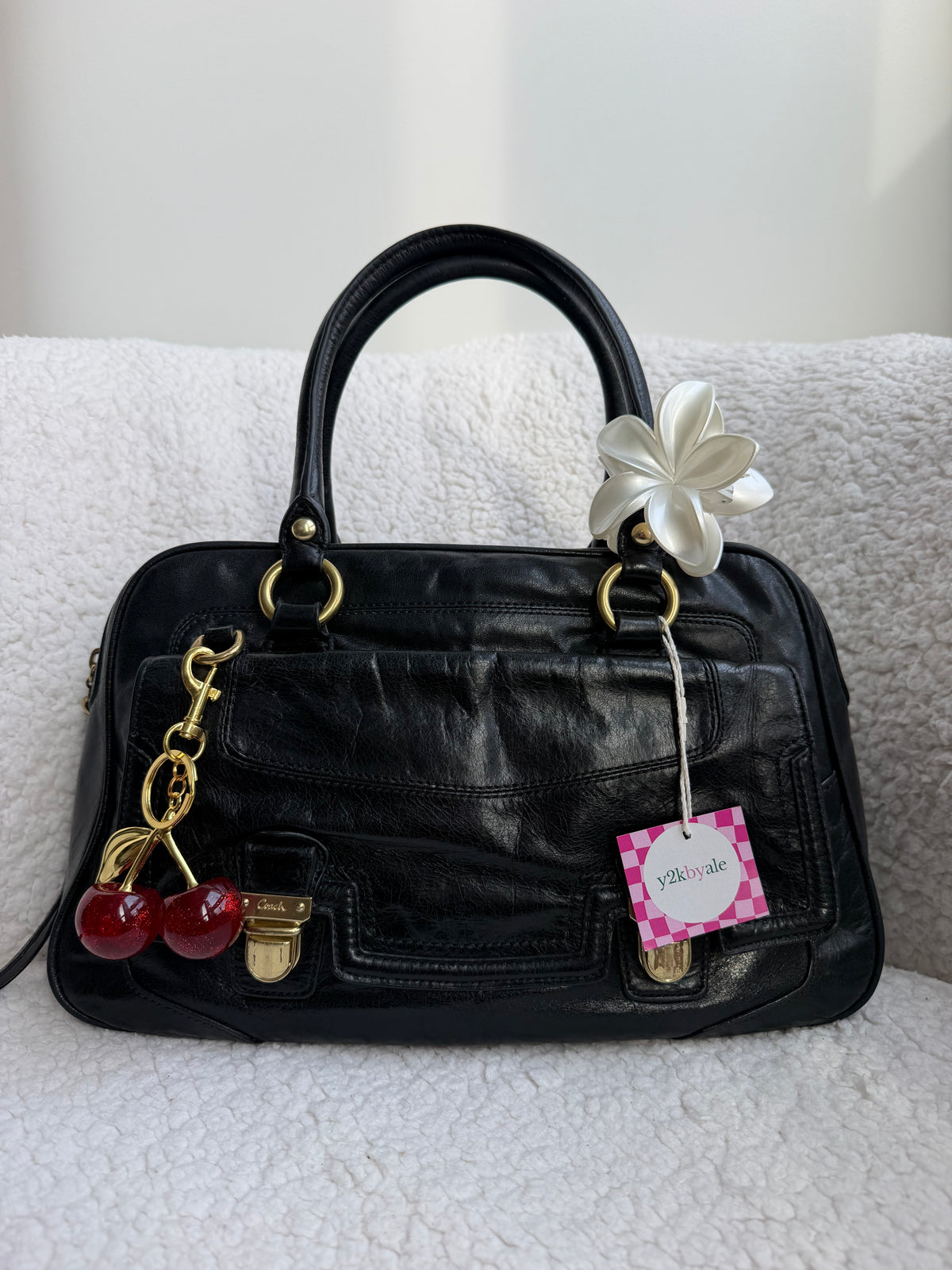 Coach Black Satchel