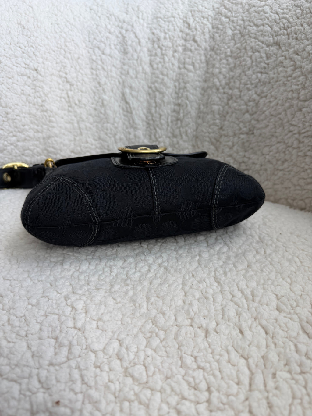 Coach Black Small Bleeker Shoulder Bag