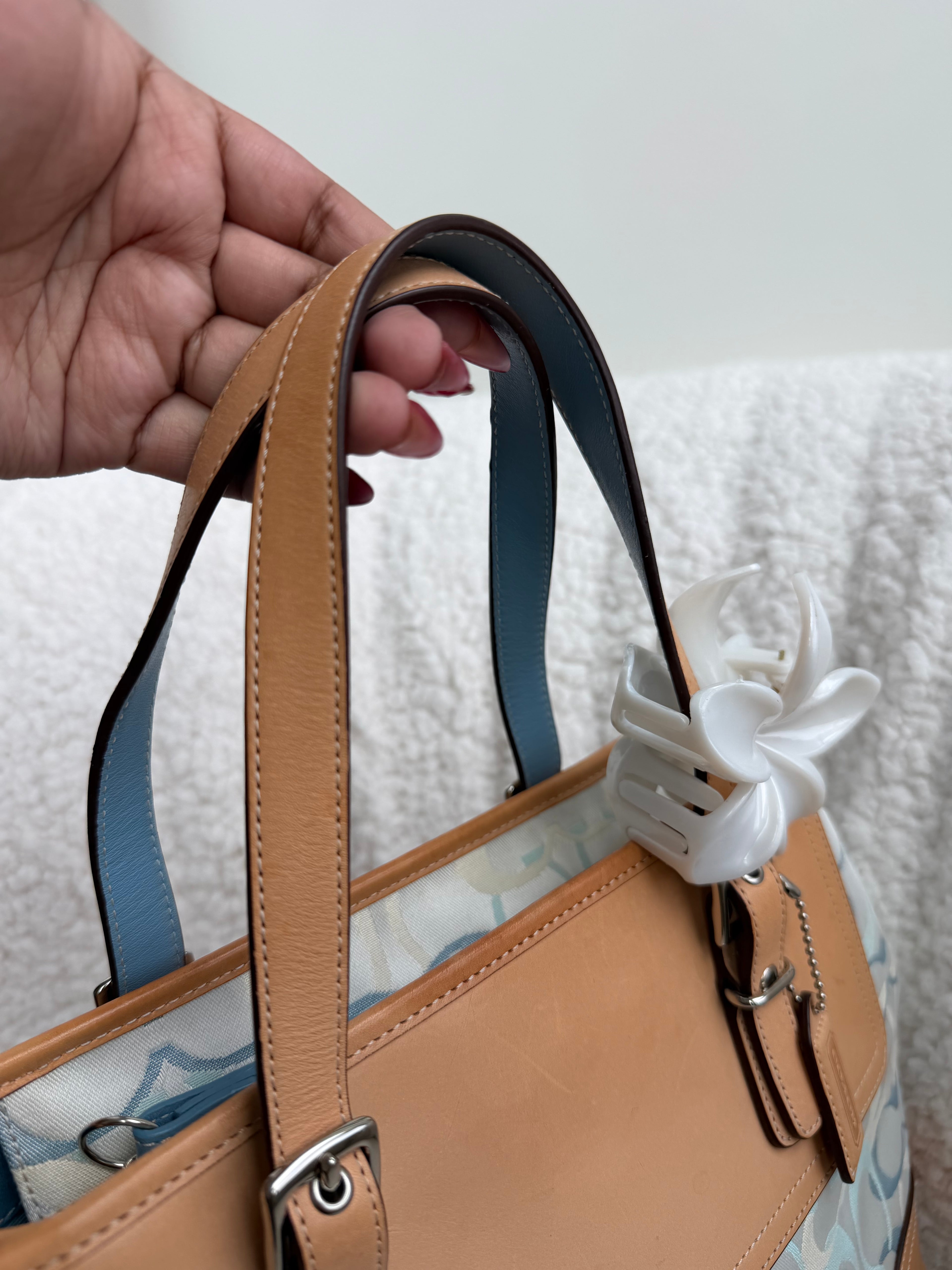 Coach Blue Optic Bag
