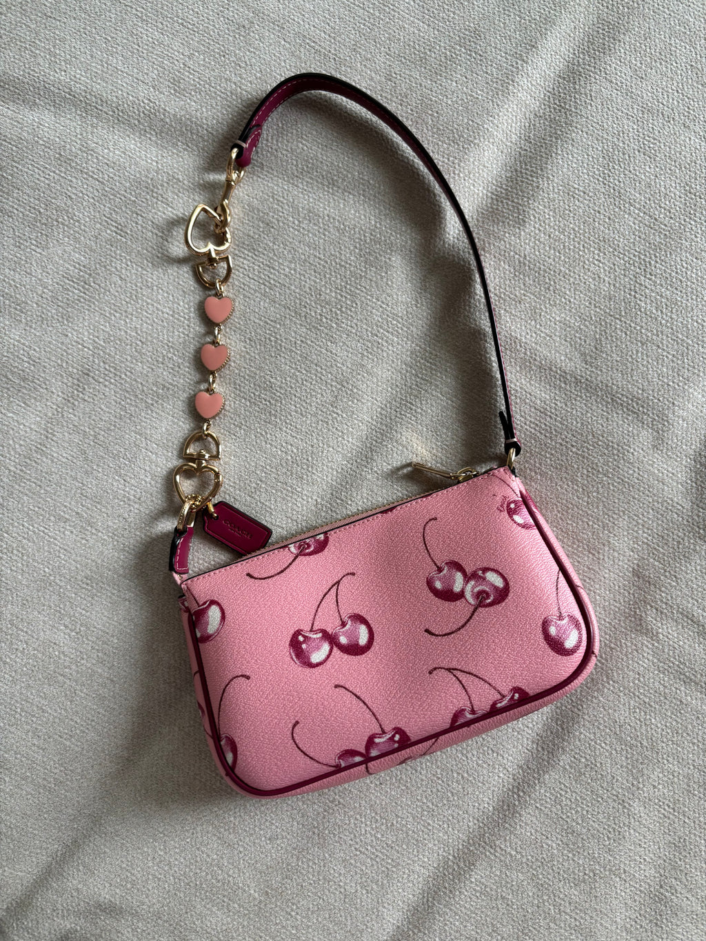 Y2k Coach Cherry Print Nolita 19