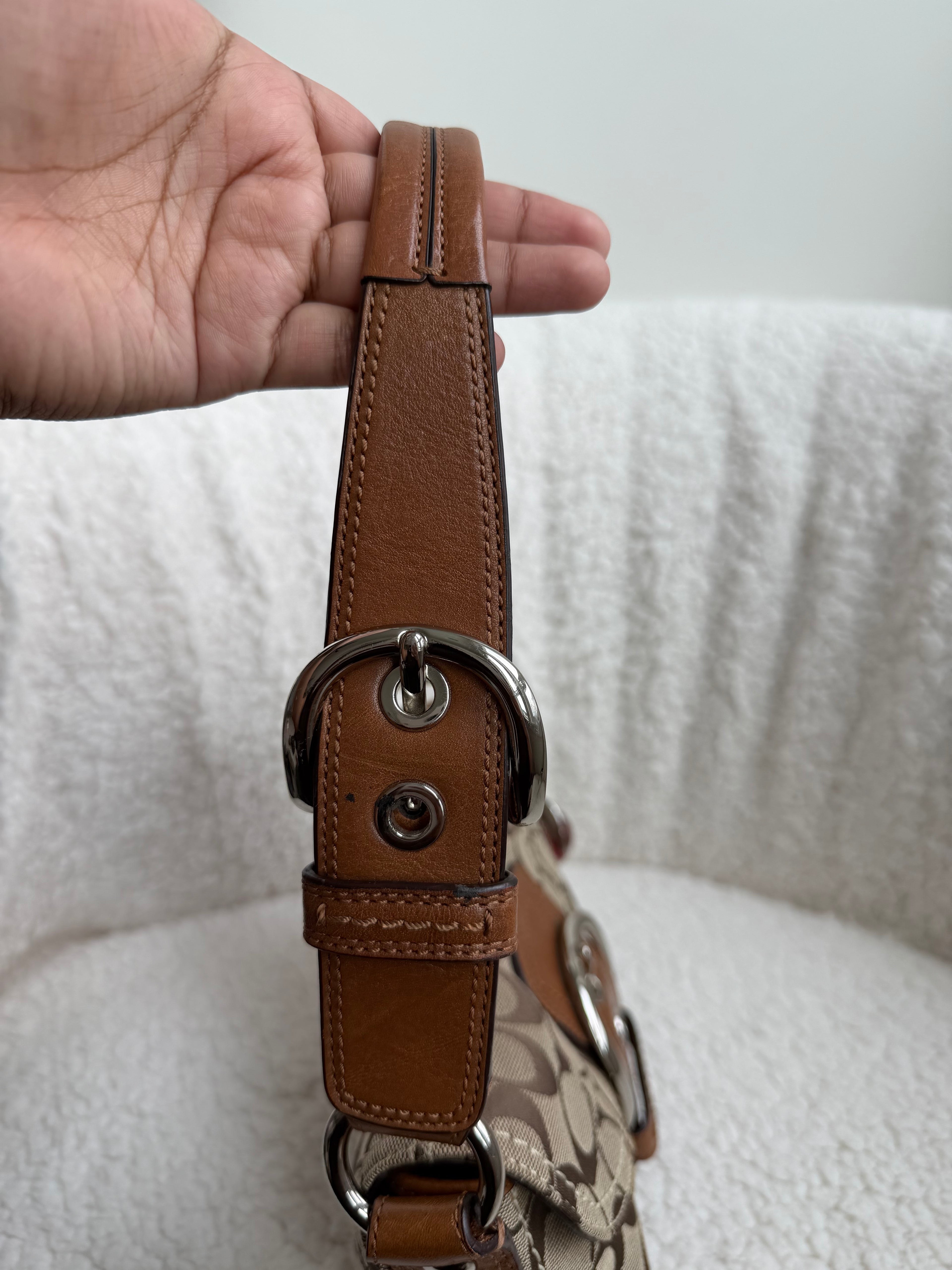 Coach Signature Brown Mini Soho