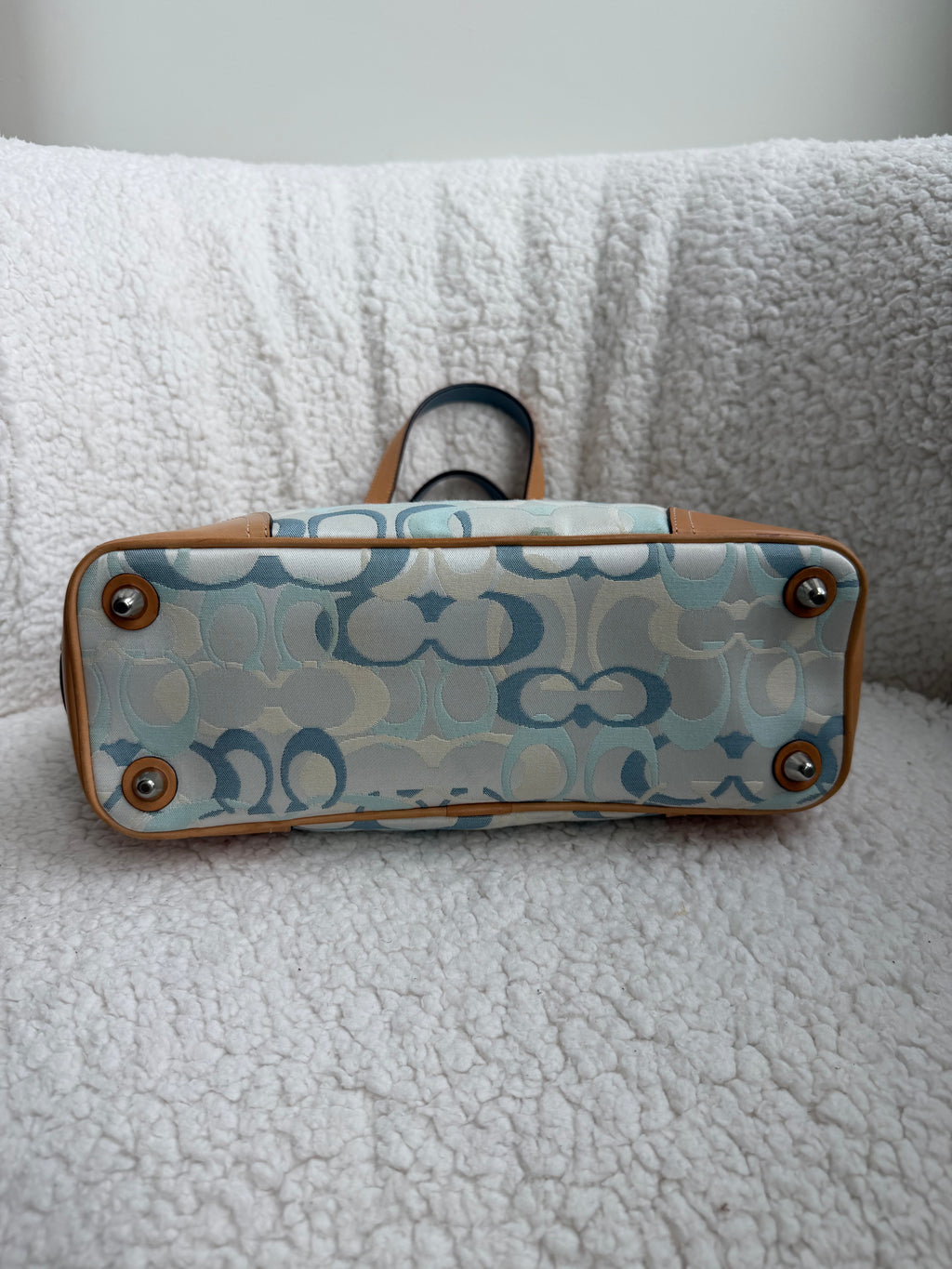 Coach Blue Optic Bag