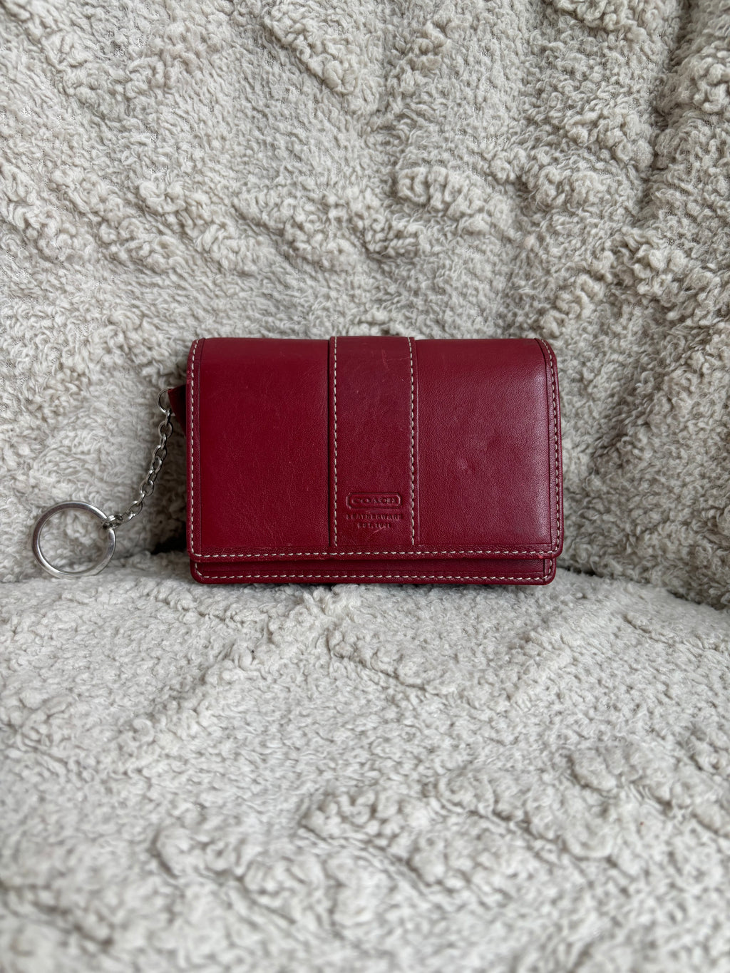 Coach Red Small Wallet