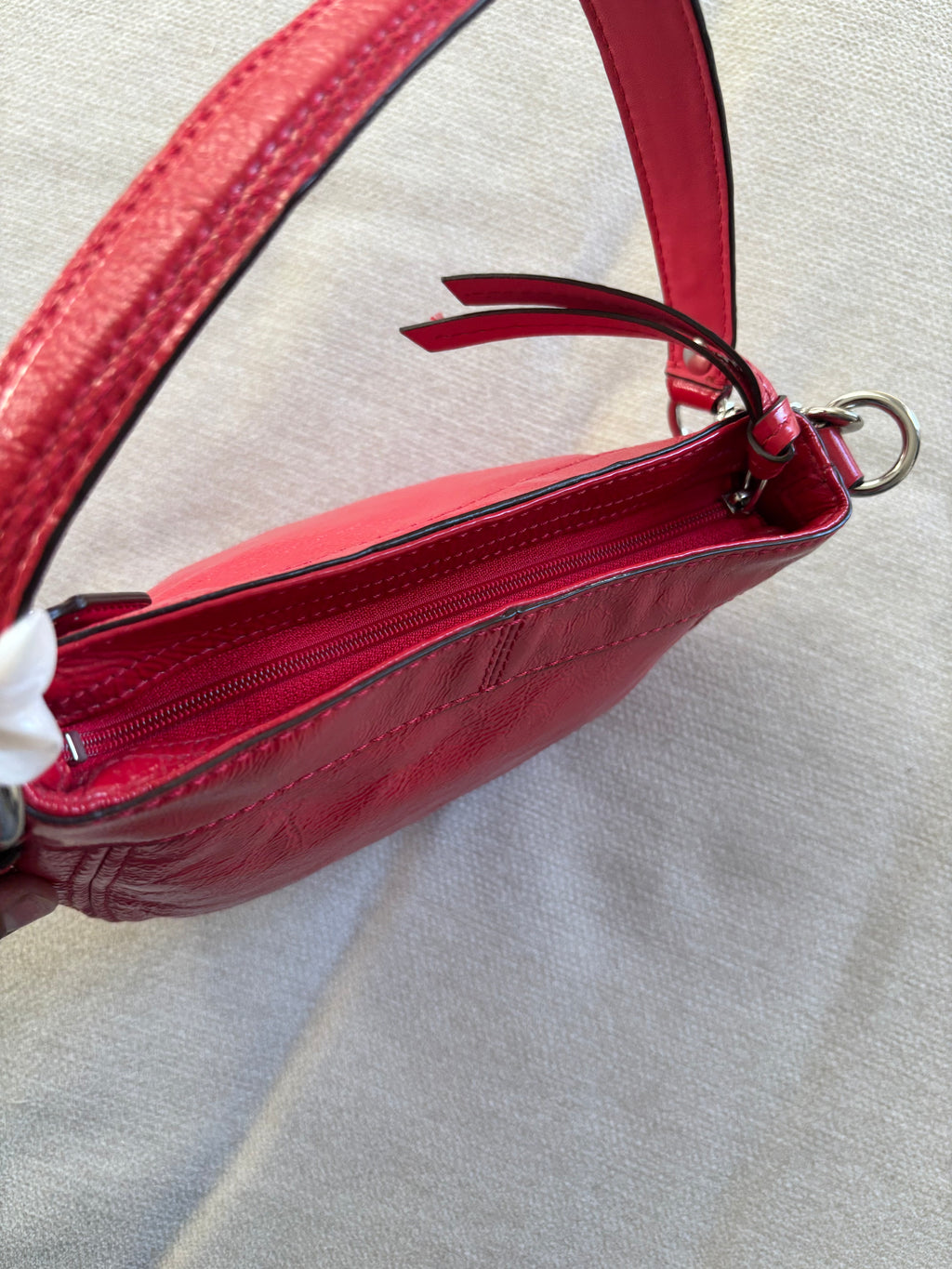 Y2K Coach Mini Zoe Red Patent Leather