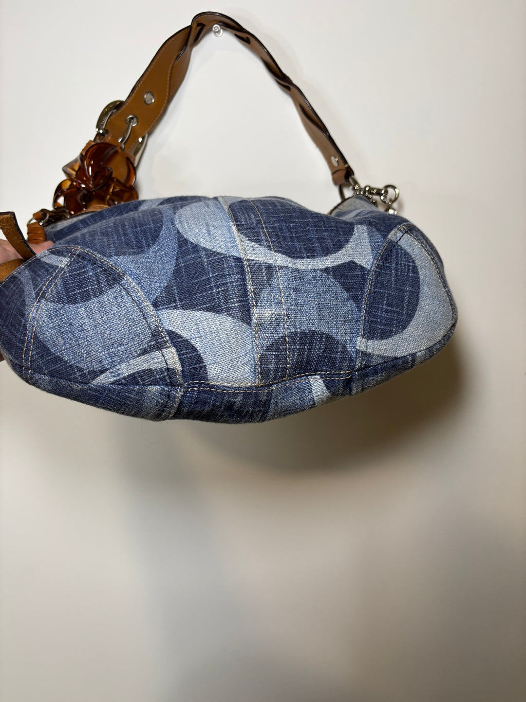 Coach Denim Hobo Shoulder Bag