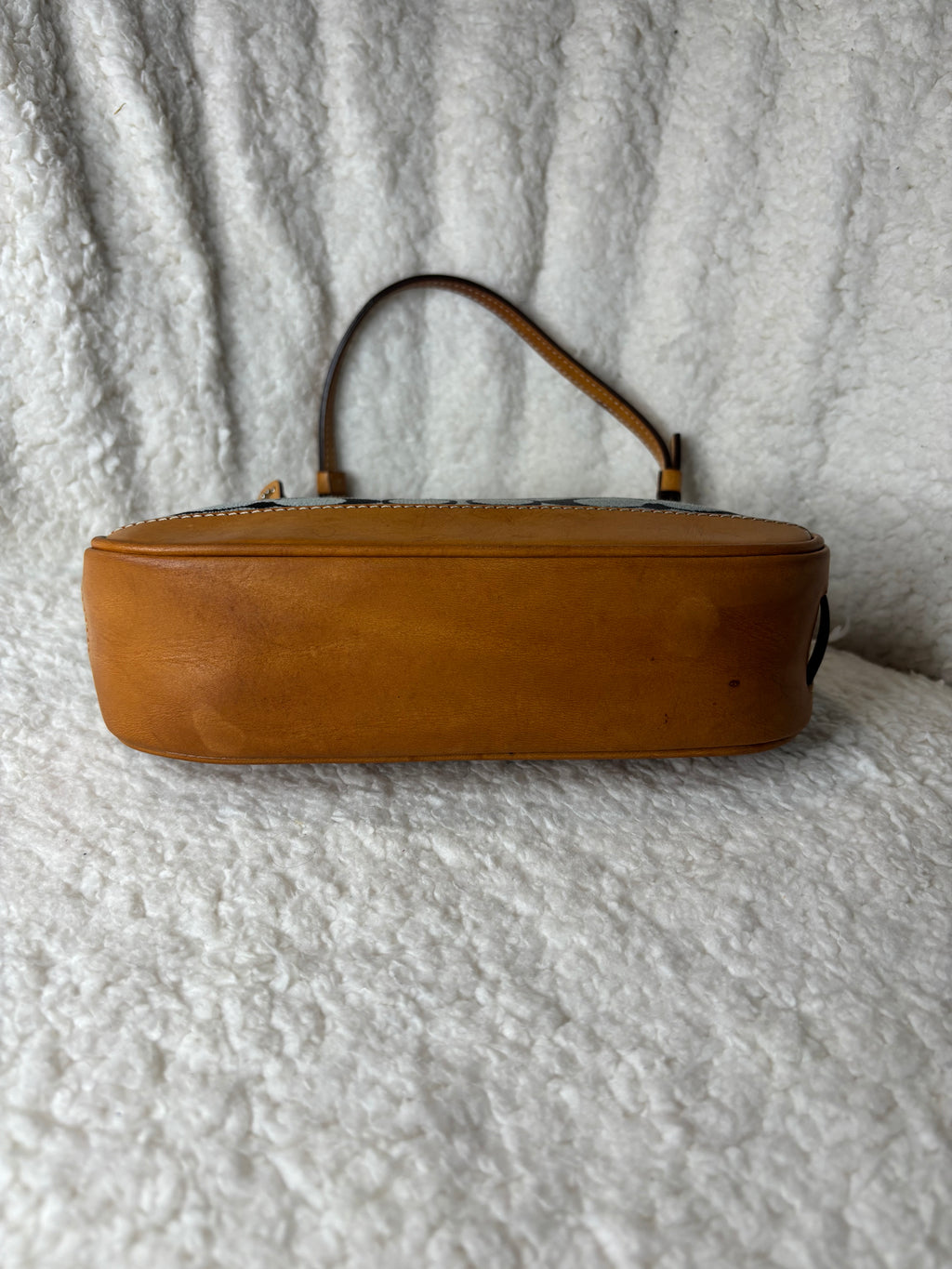 Y2K Coach Demi Bag Blue Denim Signature