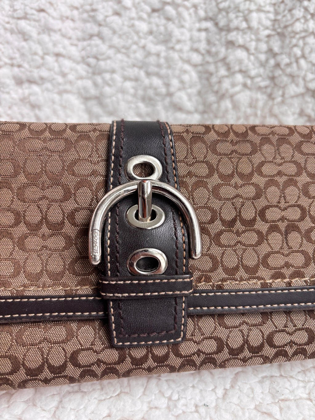 Coach Brown Soho Signature Wallet