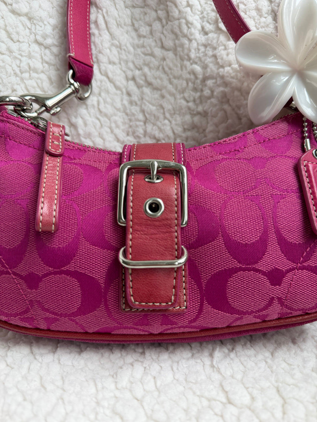 Coach Demi Buckle Bag Pink