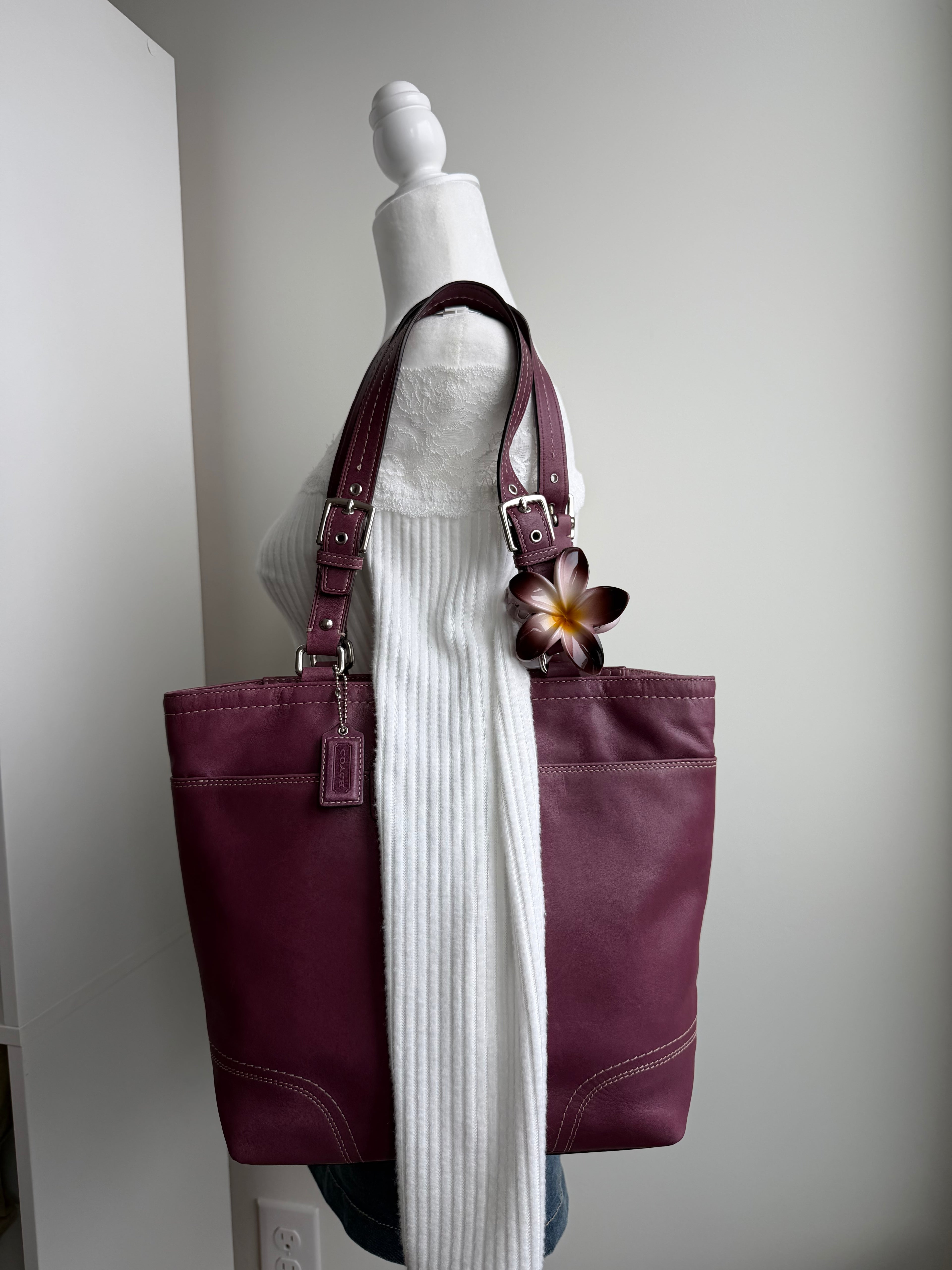 Coach Purple Tote