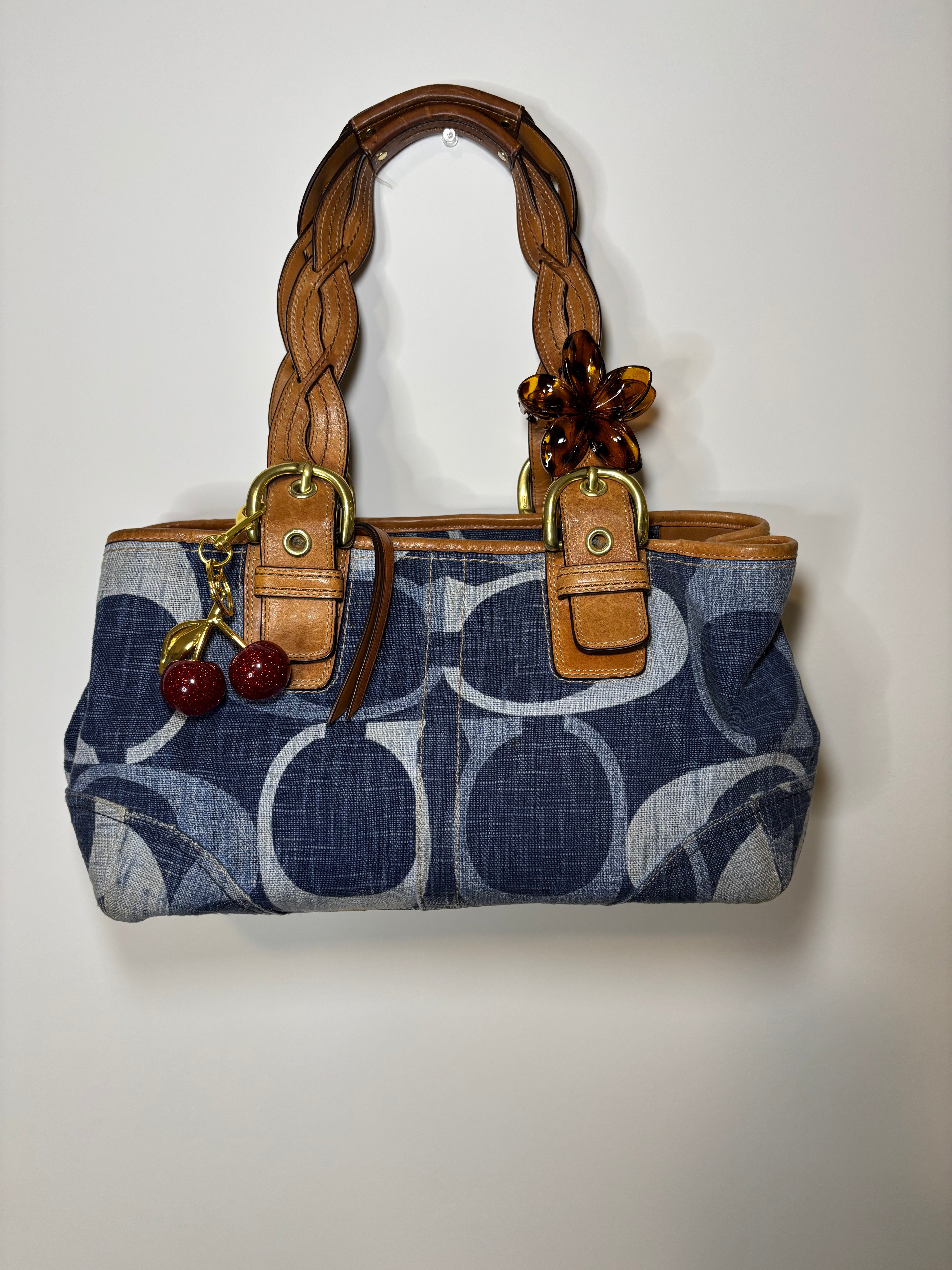 Coach Denim Shoulder Bag