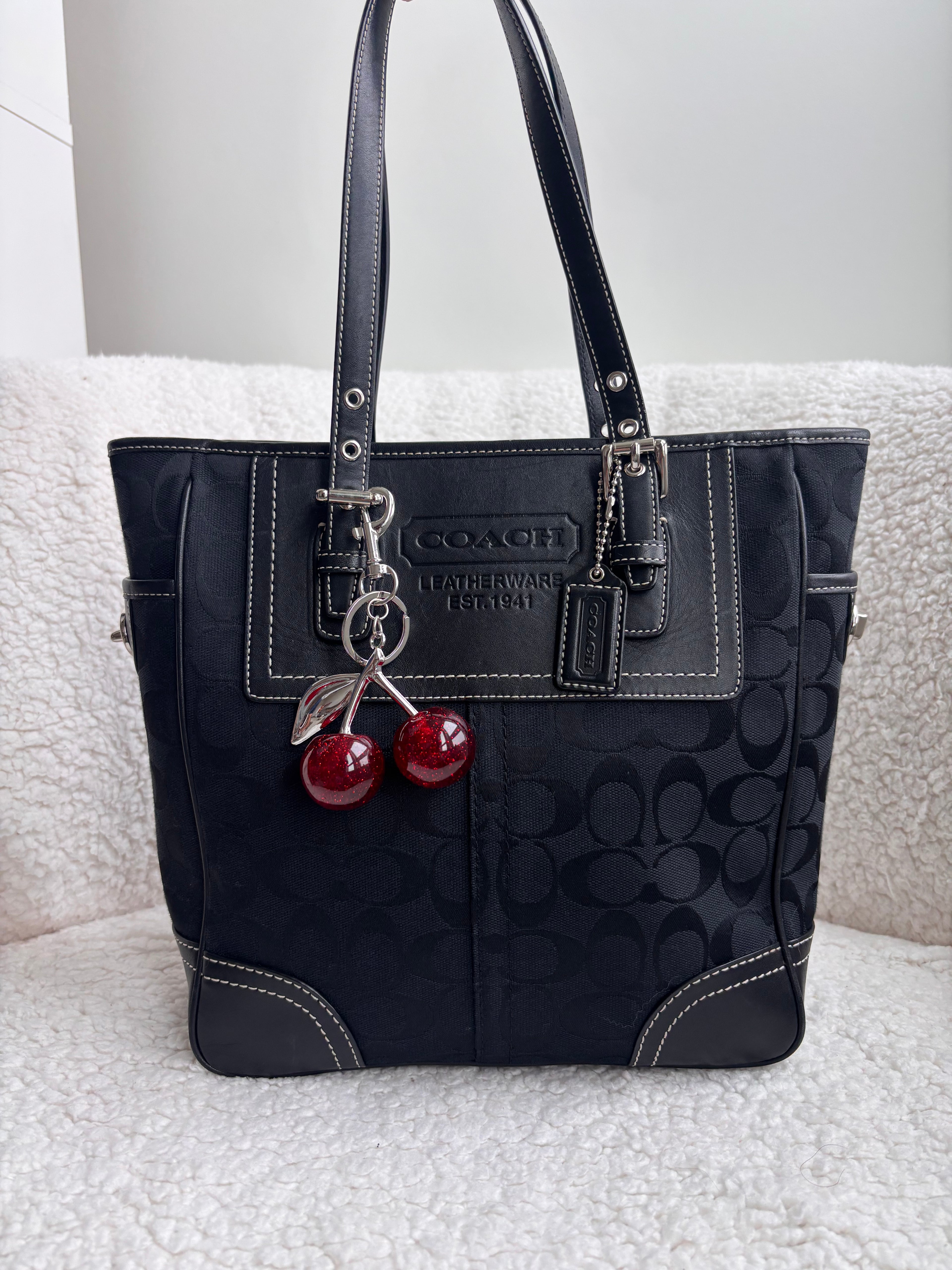 Coach Signature Black Tote Bag