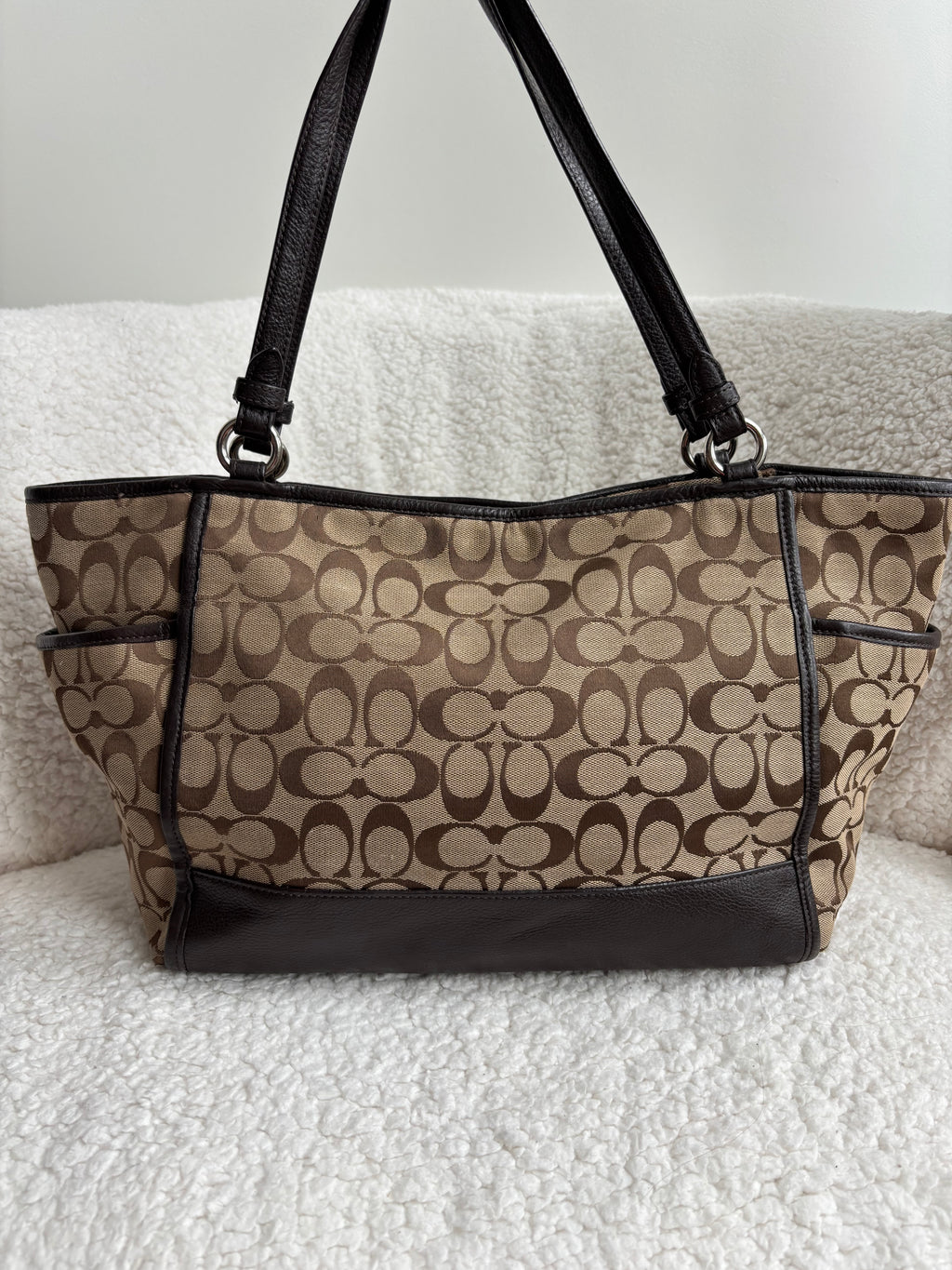 Coach Signature Brown Tote Bag