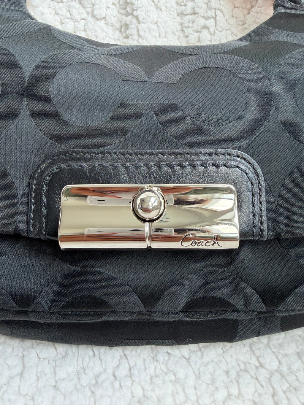 Coach Kirsten Black Shoulder Bag