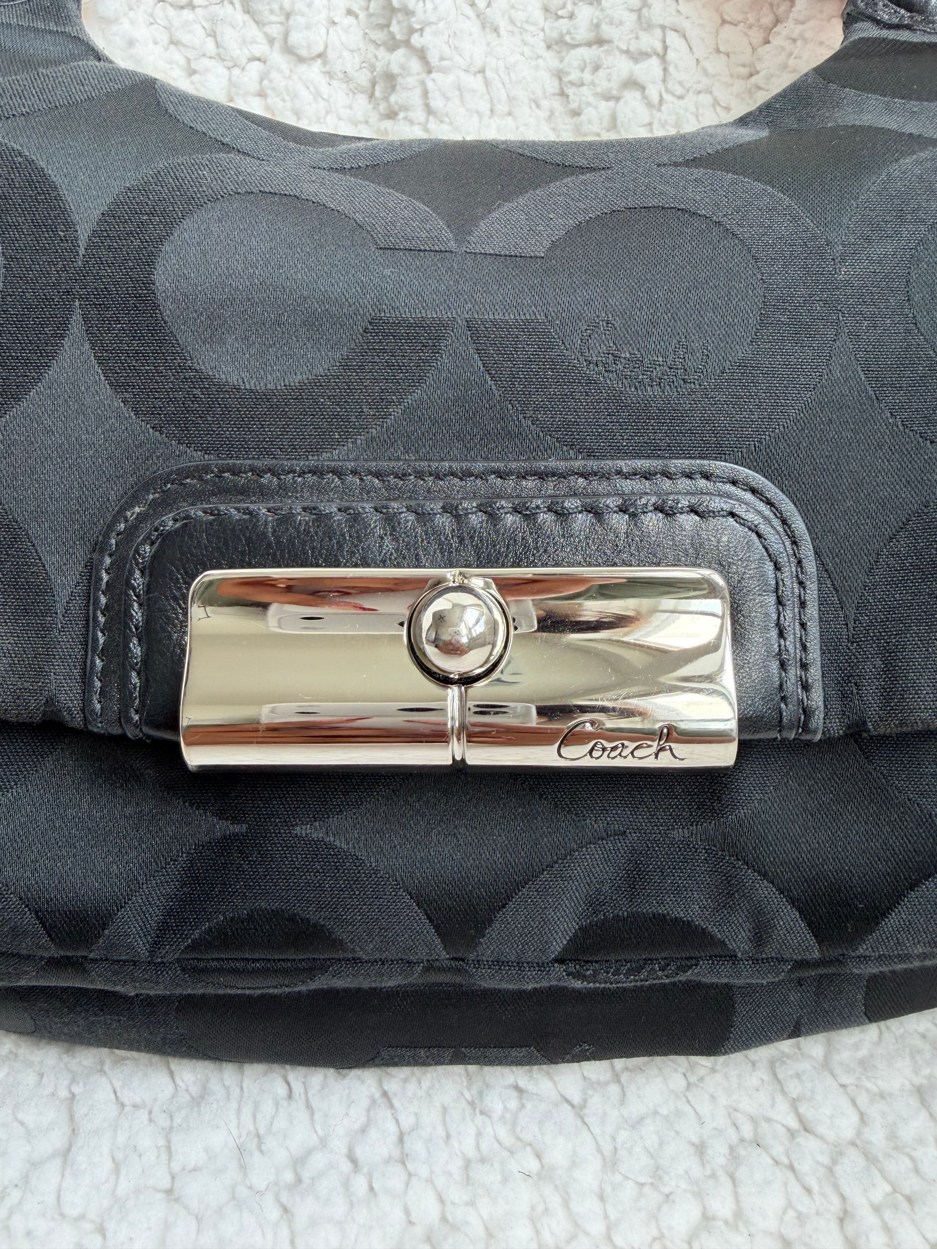 Coach Kirsten Black Shoulder Bag