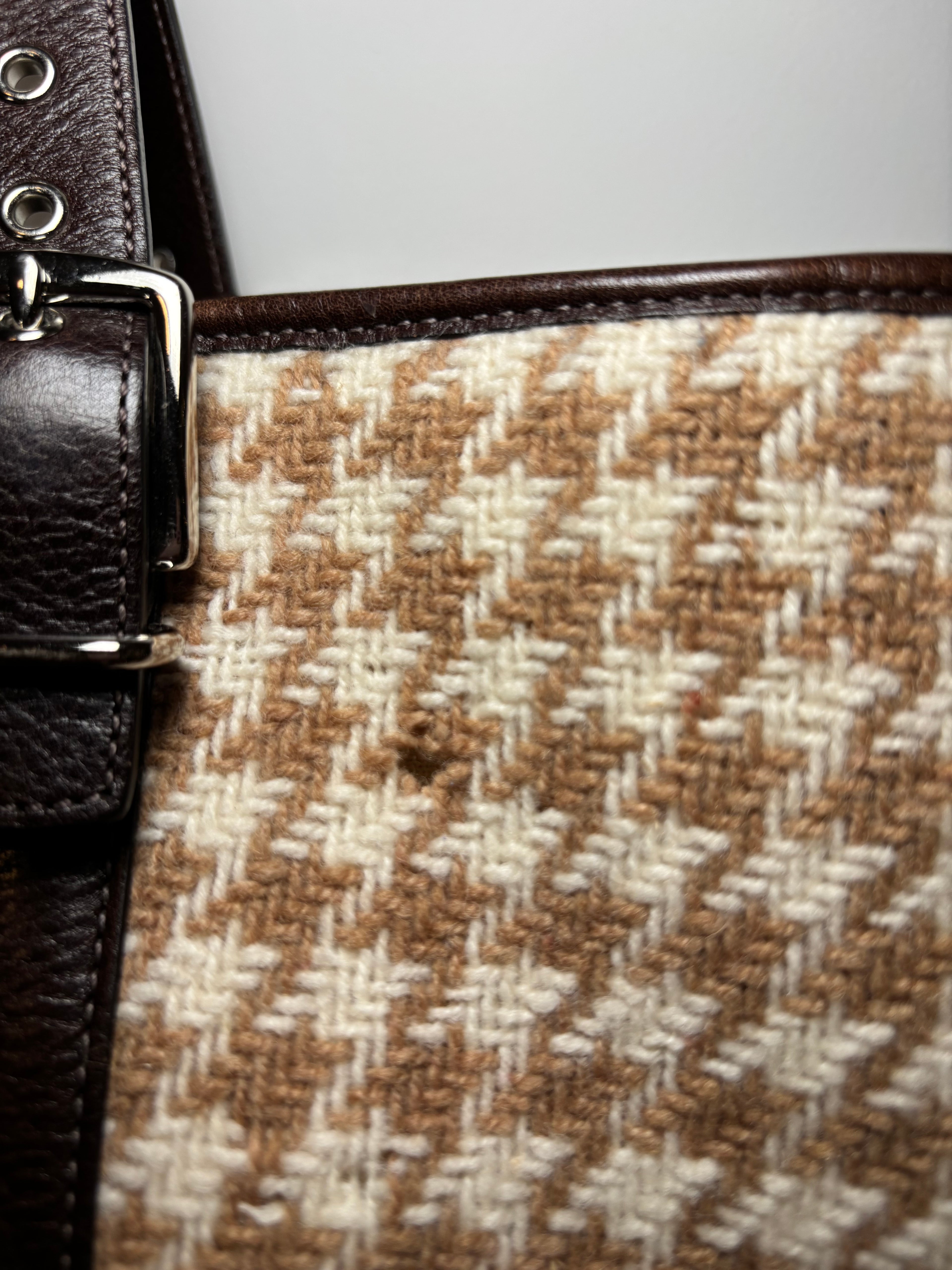 Coach Tweed Shoulder Bag