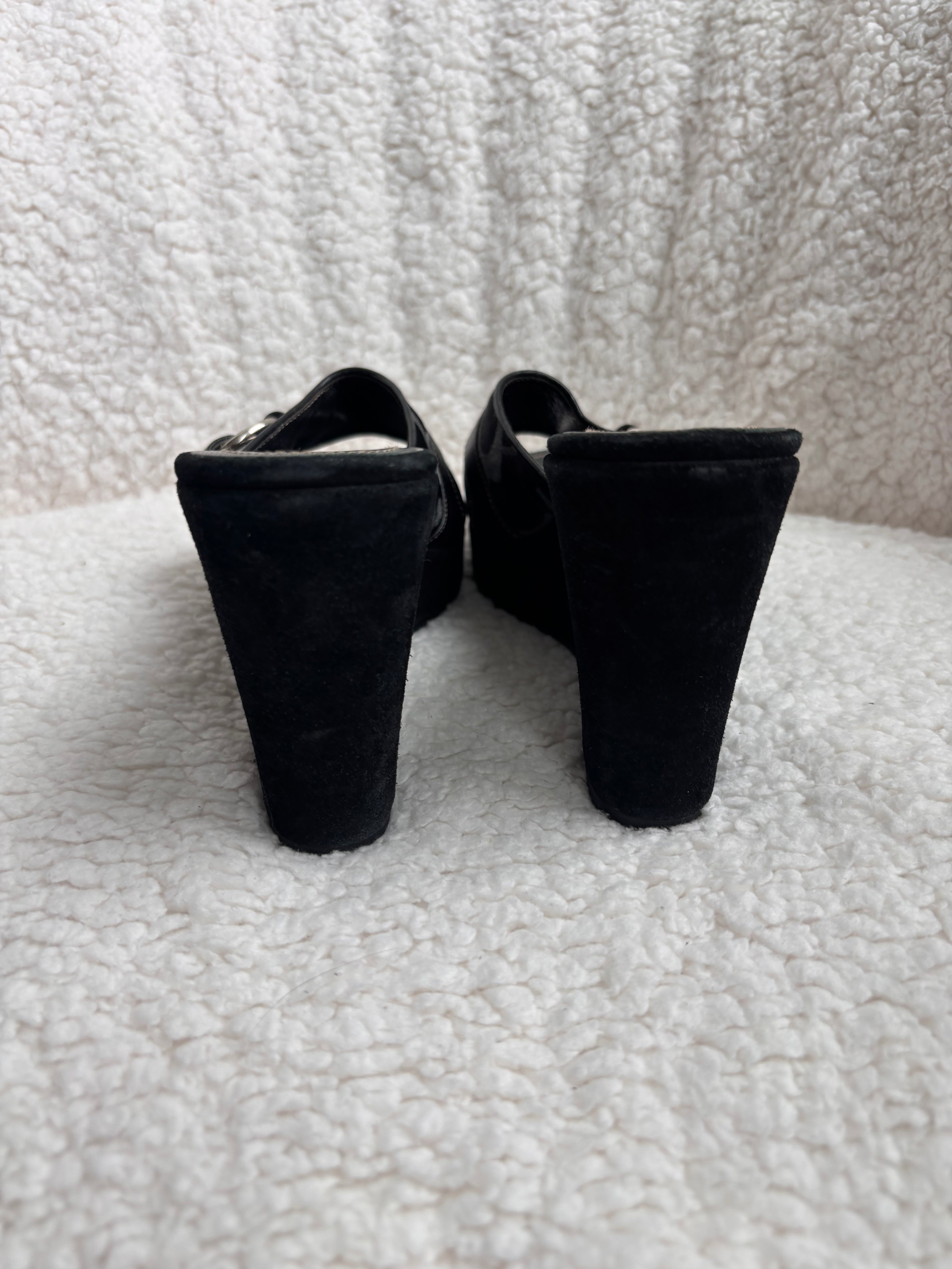 Coach Black Heels 7.5 W