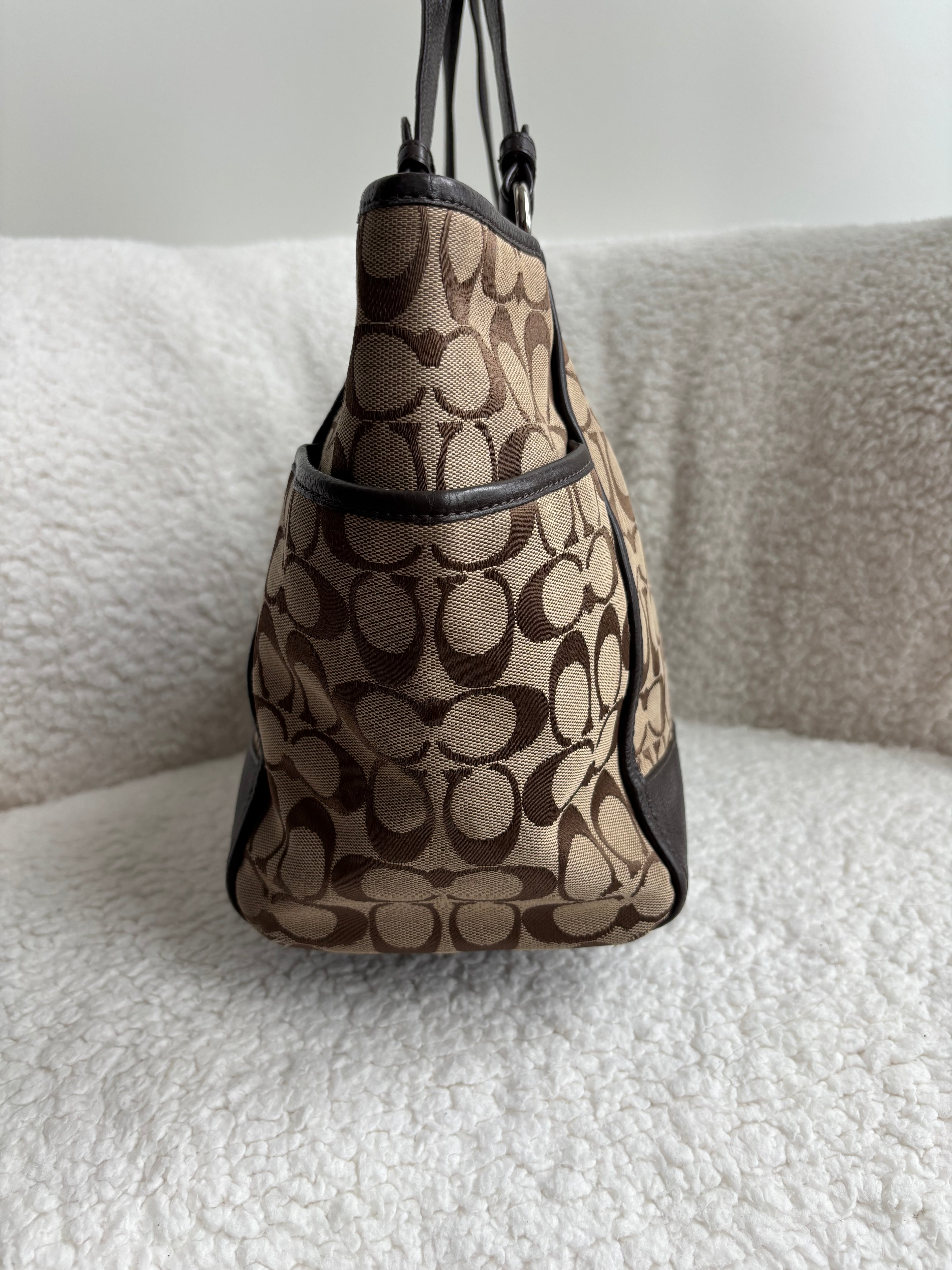Coach Signature Brown Tote Bag