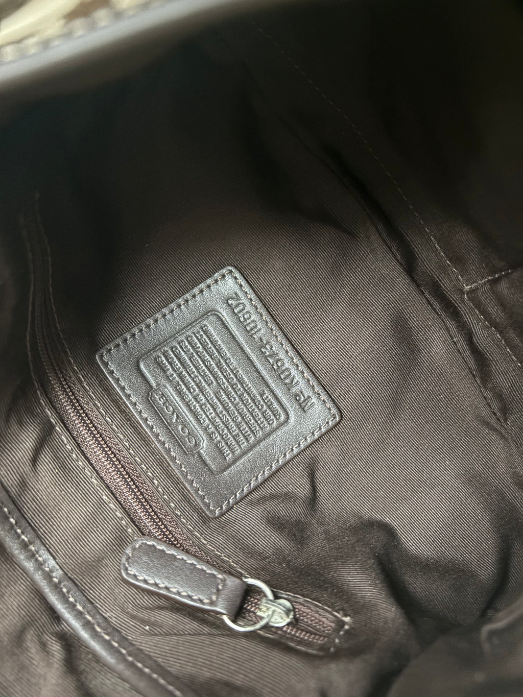 Y2K Coach Mini Soho Brown Signature