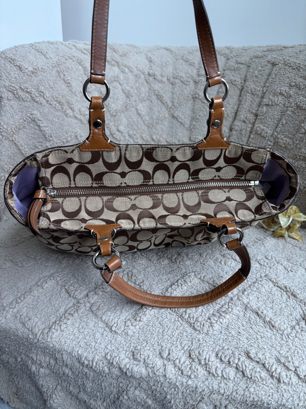 Coach Brown Tote Bag