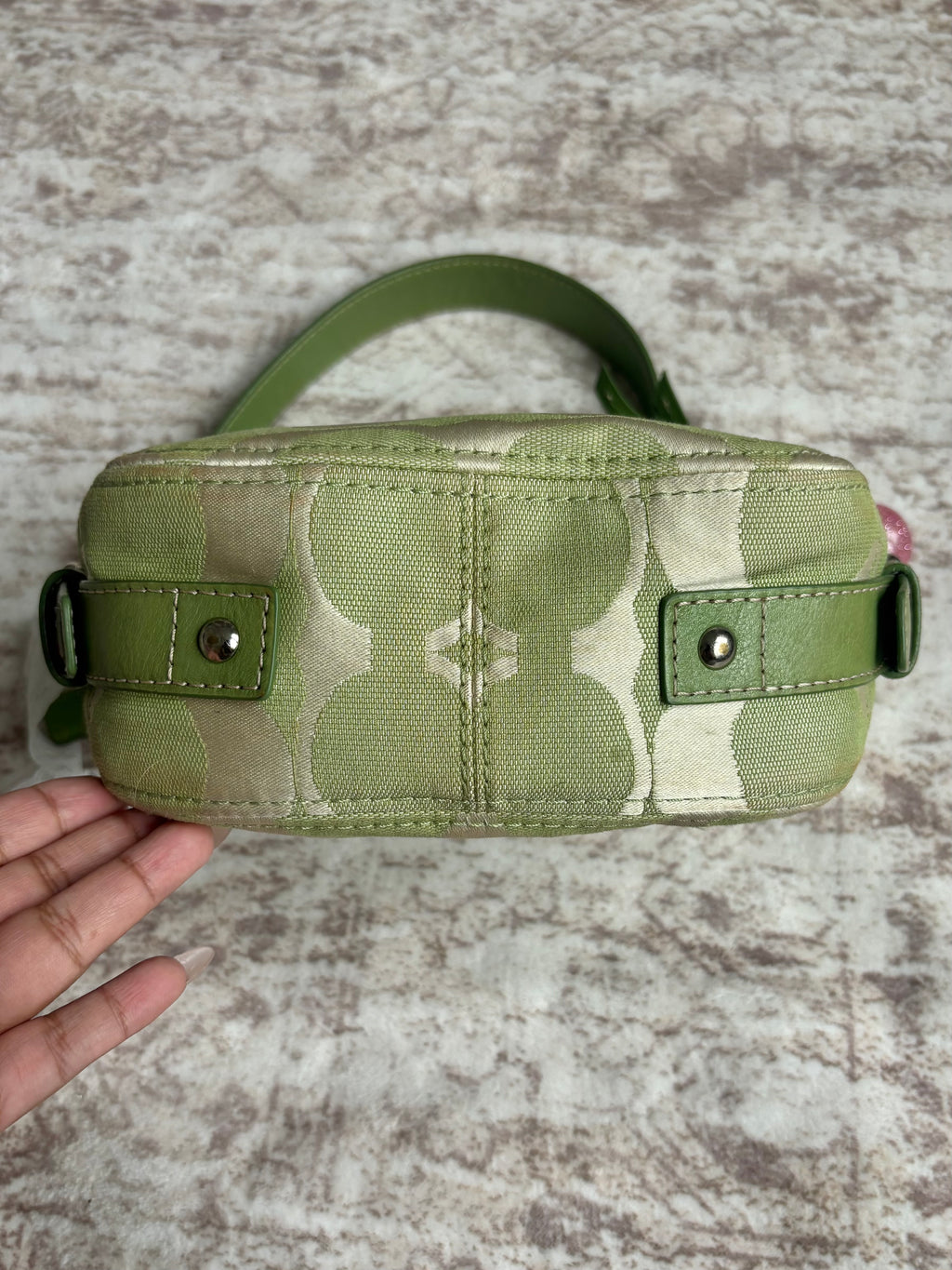 Y2K Coach Green Mini Zoe