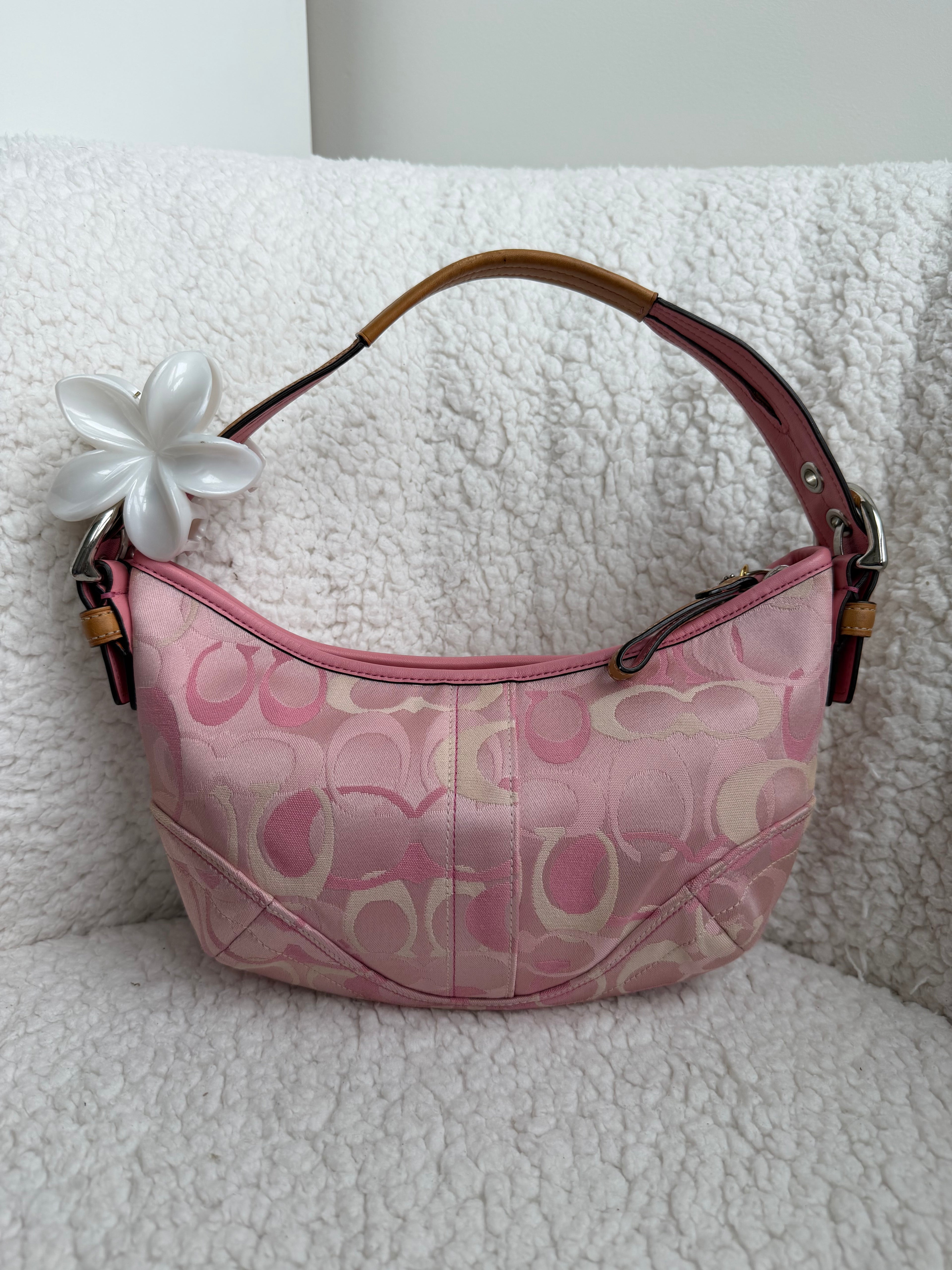 Coach Pink Optic  Mini Hobo