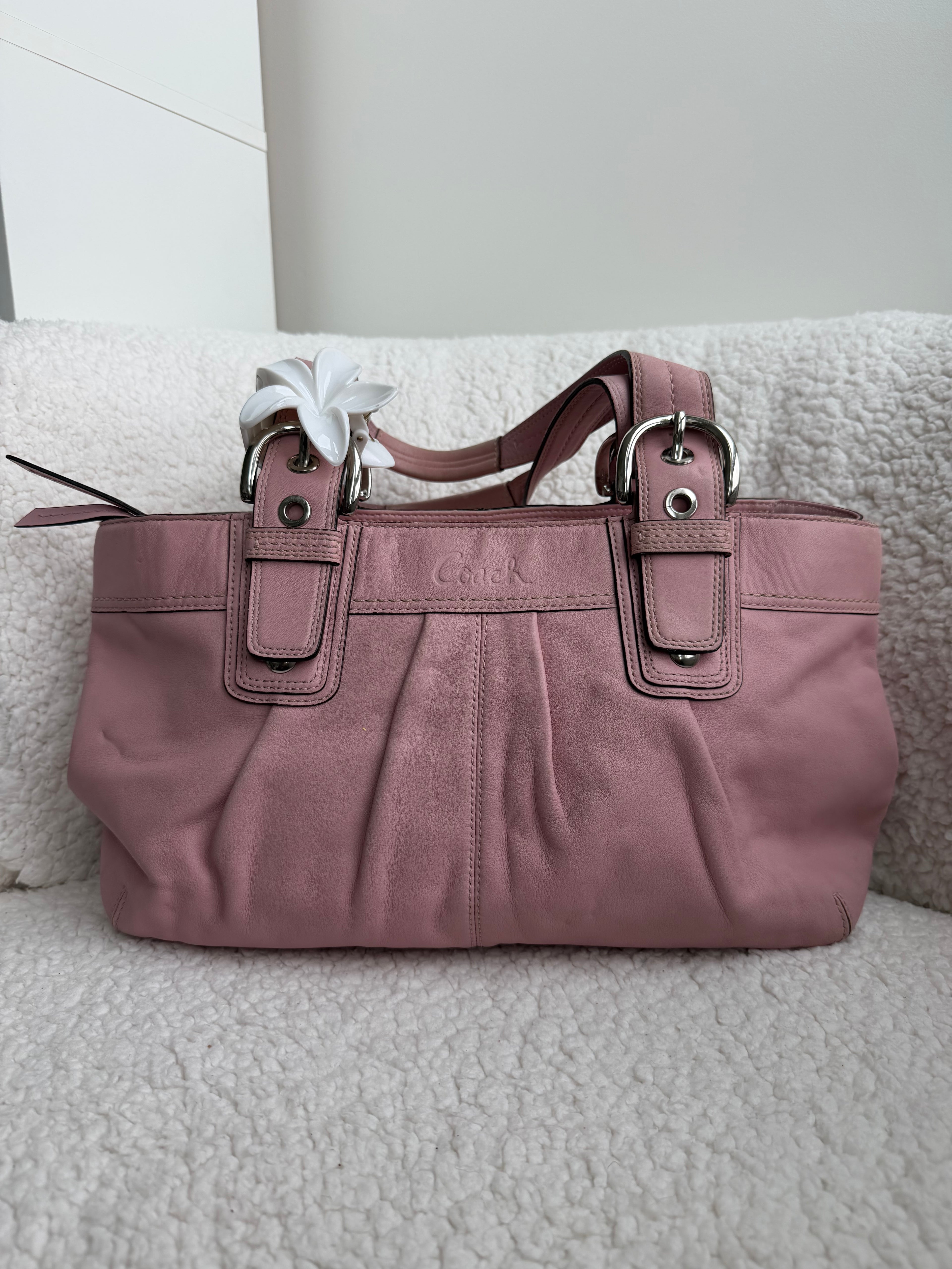 Coach Hampton Pink Shoulder Bag