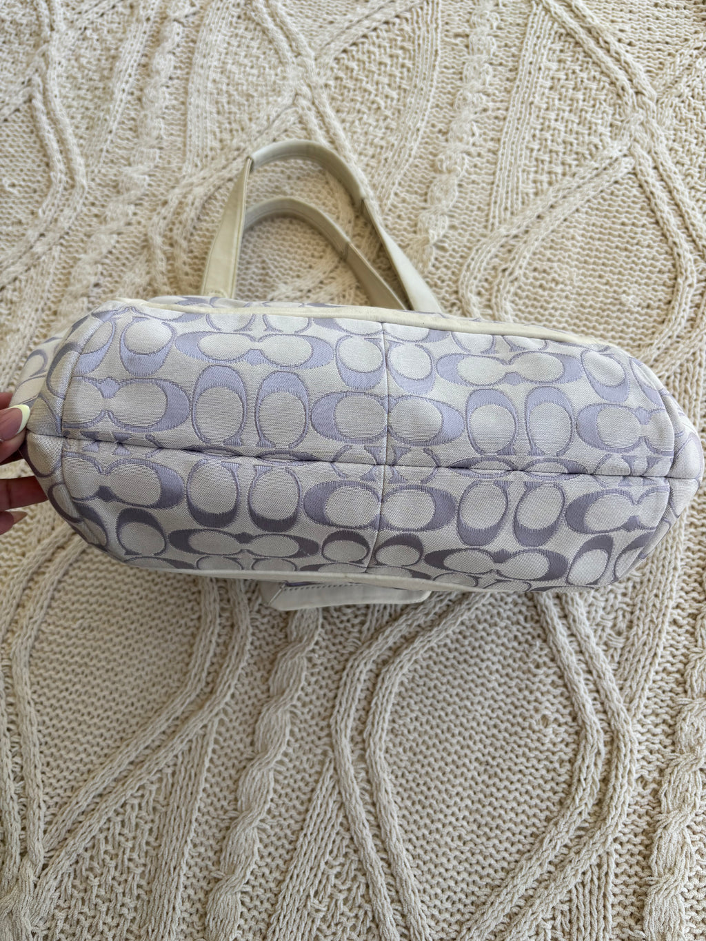 Y2K Coach Cricket Lavender Shoulder Bag