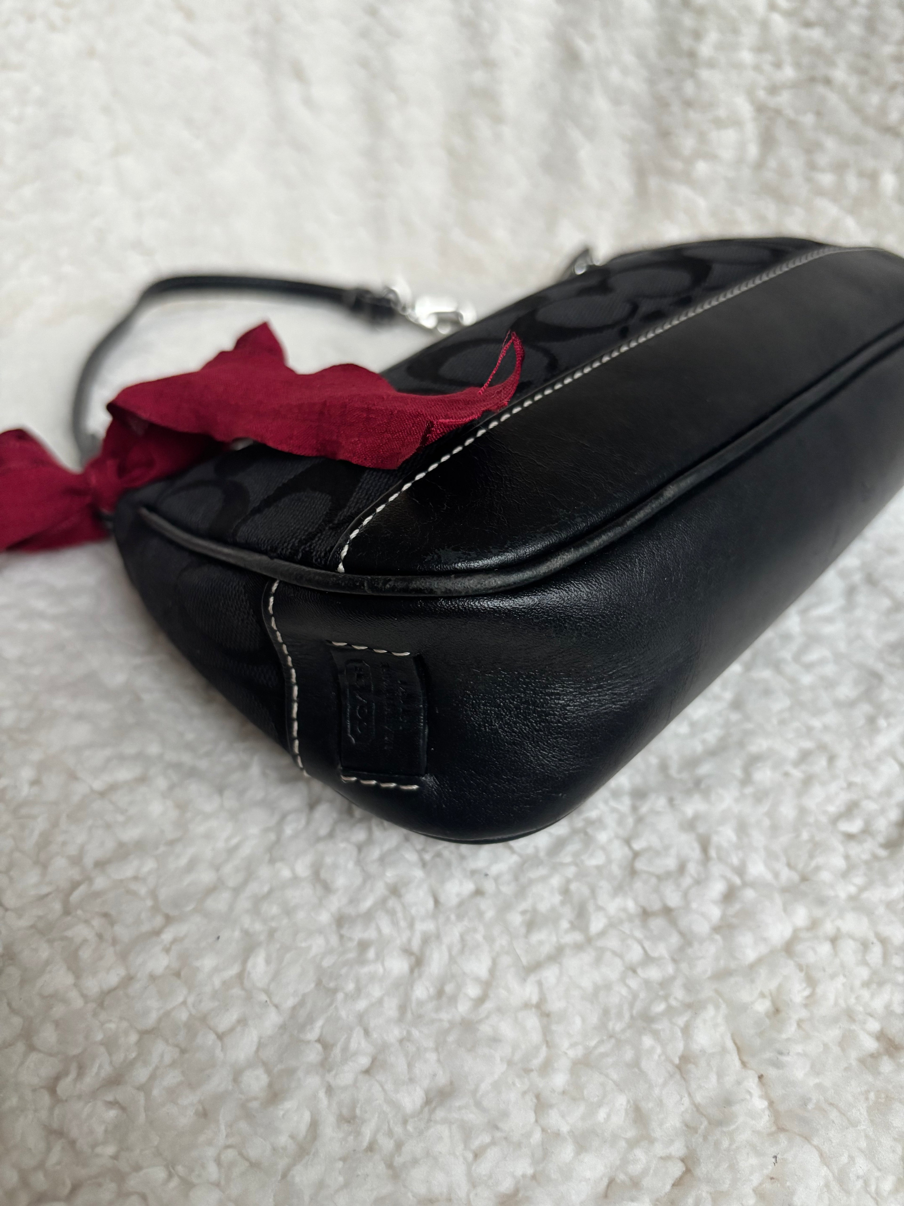 Y2K Coach Demi Bag Black Signature