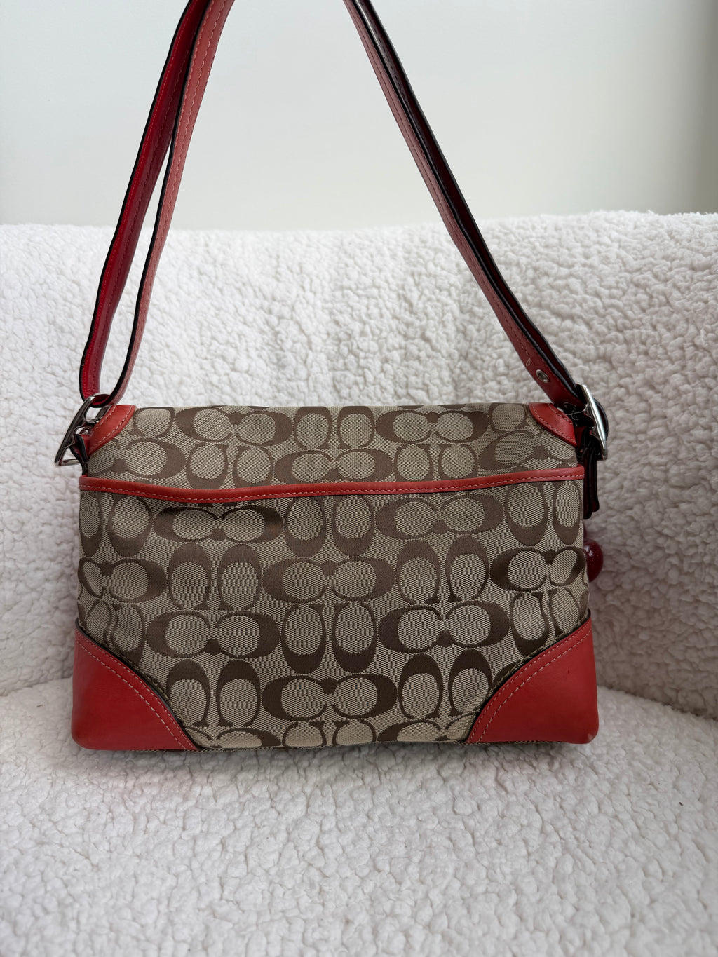 Coach Hampton Signature Shoulder Bag