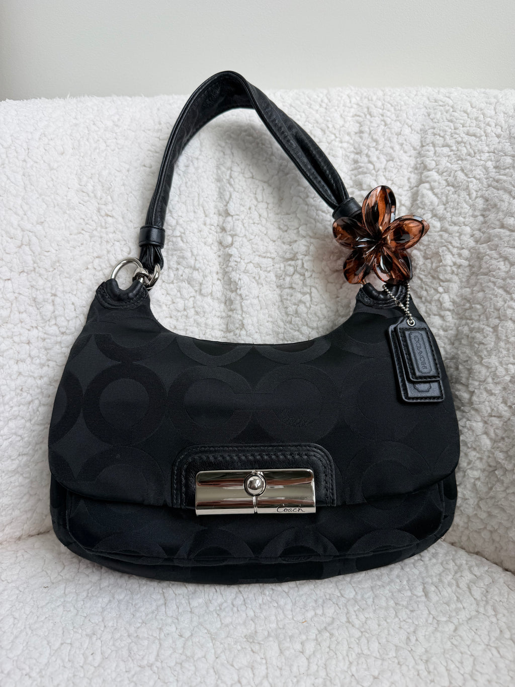 Coach Kirsten Black Shoulder Bag