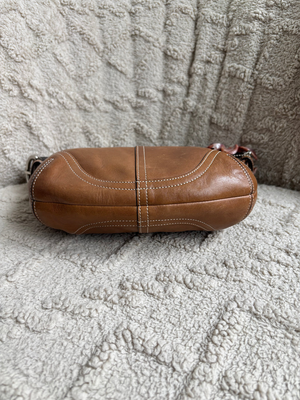 Coach Brown Leather Mini Hobo