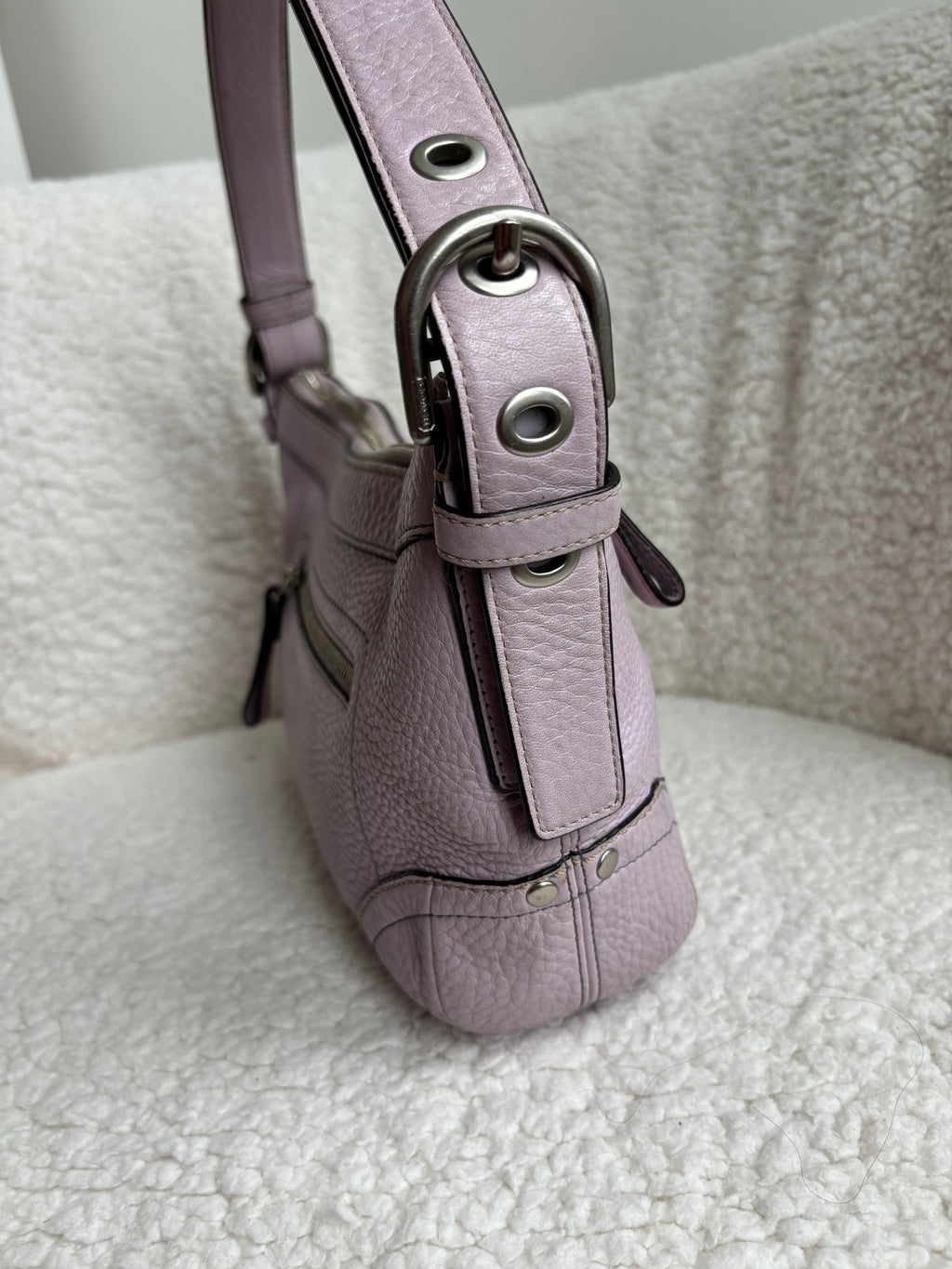 Coach East West Lilac Shoulder Bag