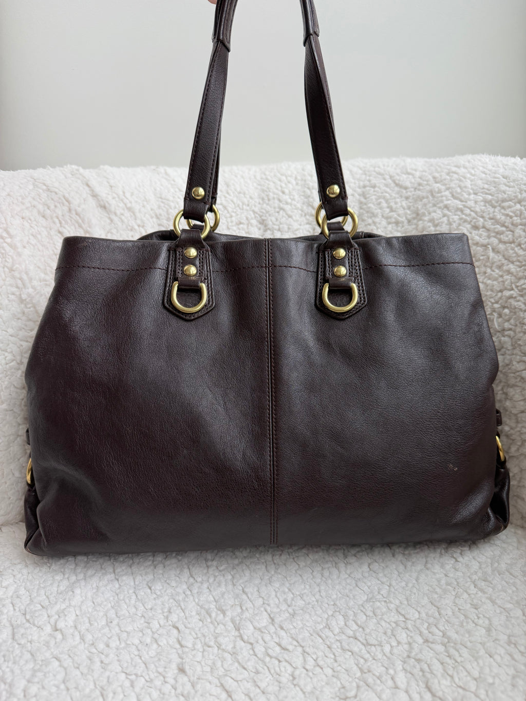 Coach Brown Leather Tote