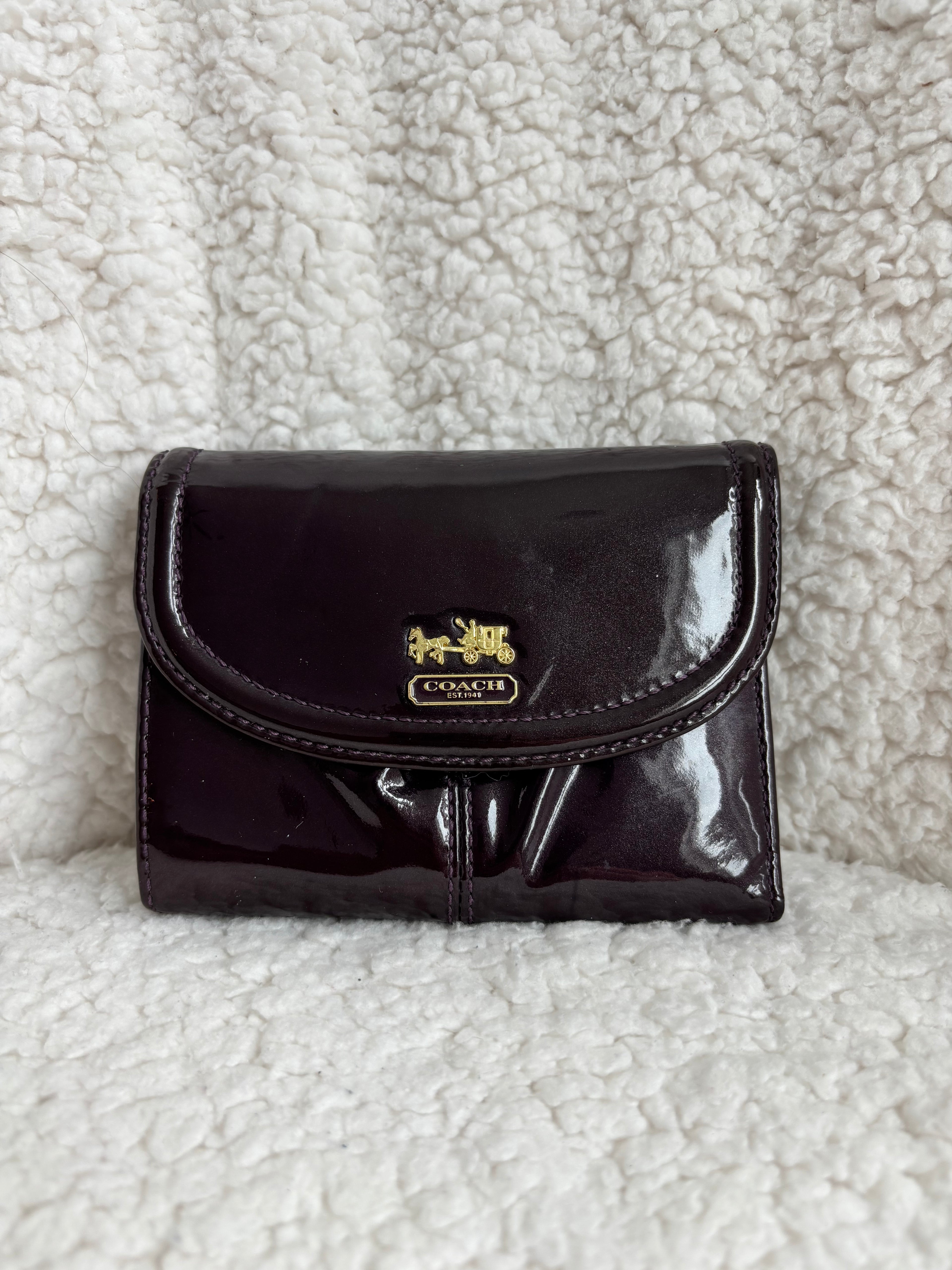 Coach Patent Leather Wallet