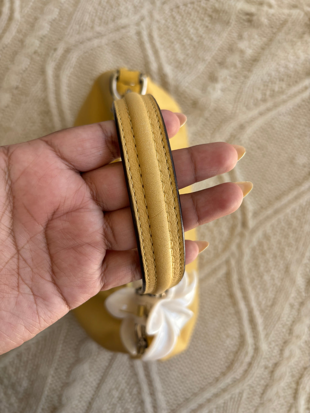 Y2K Coach Ashley Butter Yellow Shoulder Bag