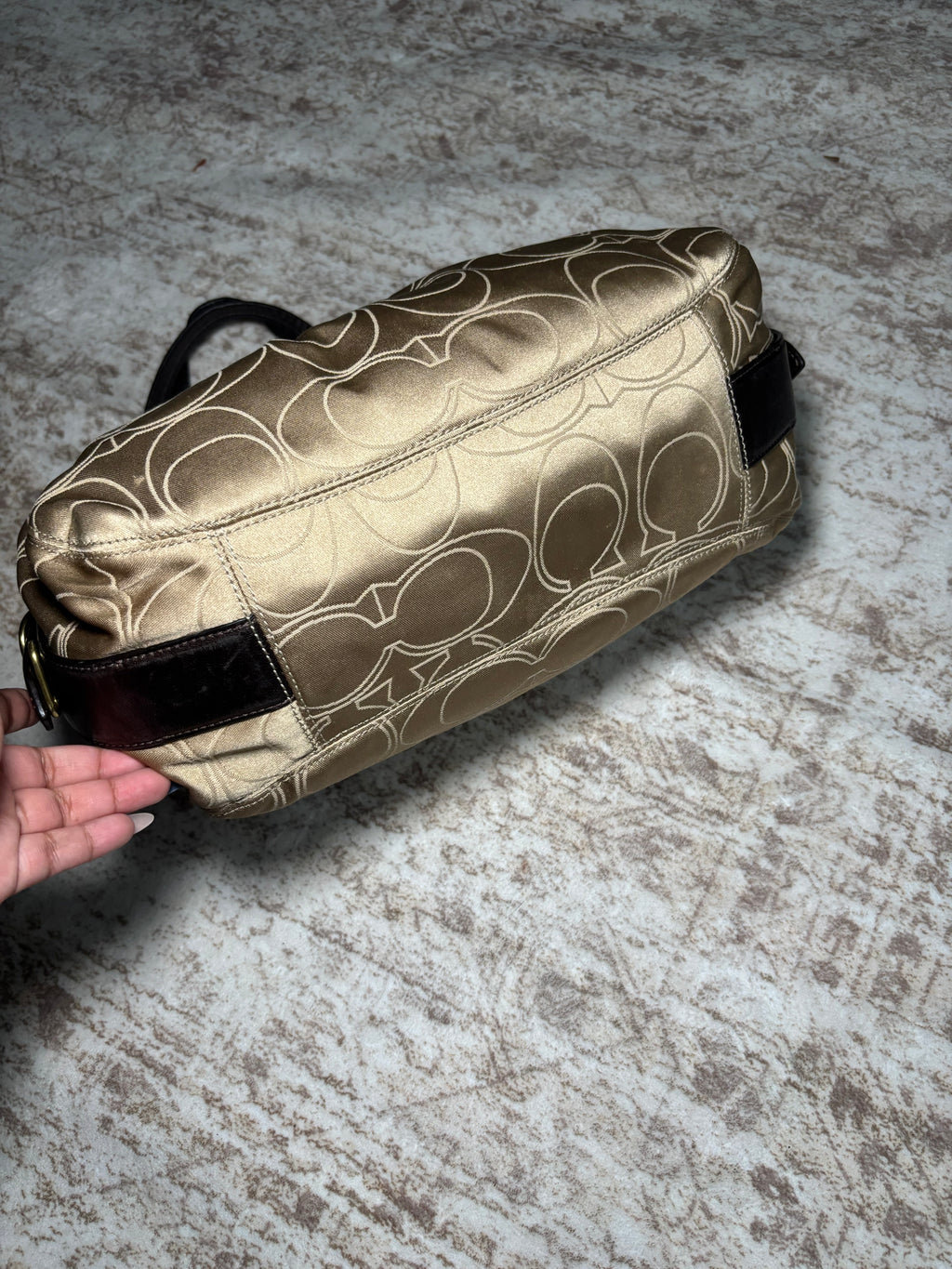 Coach Maggie Champagne Shoulder Bag