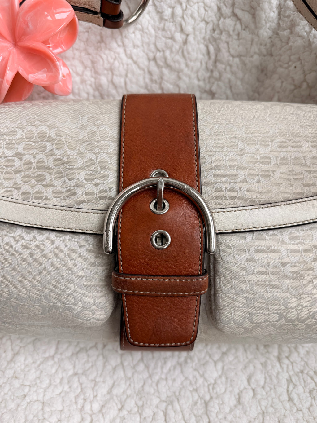 Coach Two Pocket Soho White