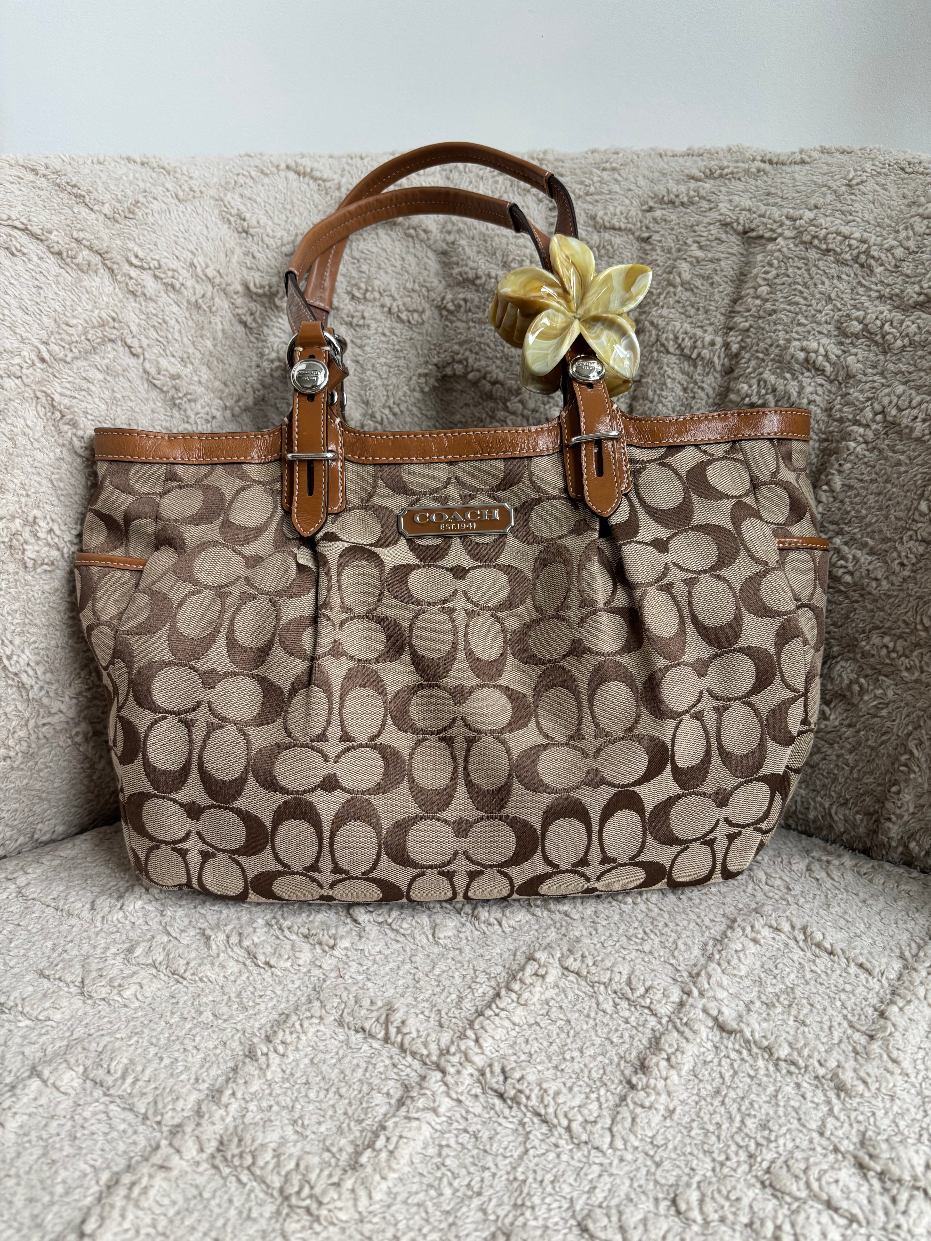 Coach Brown Tote Bag