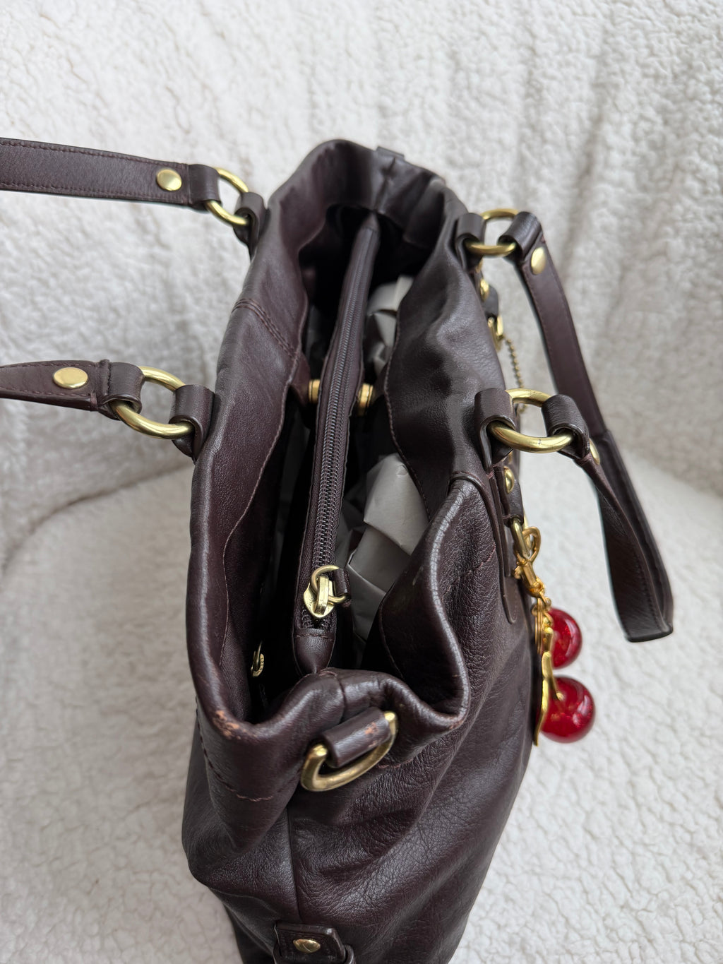 Coach Brown Leather Tote
