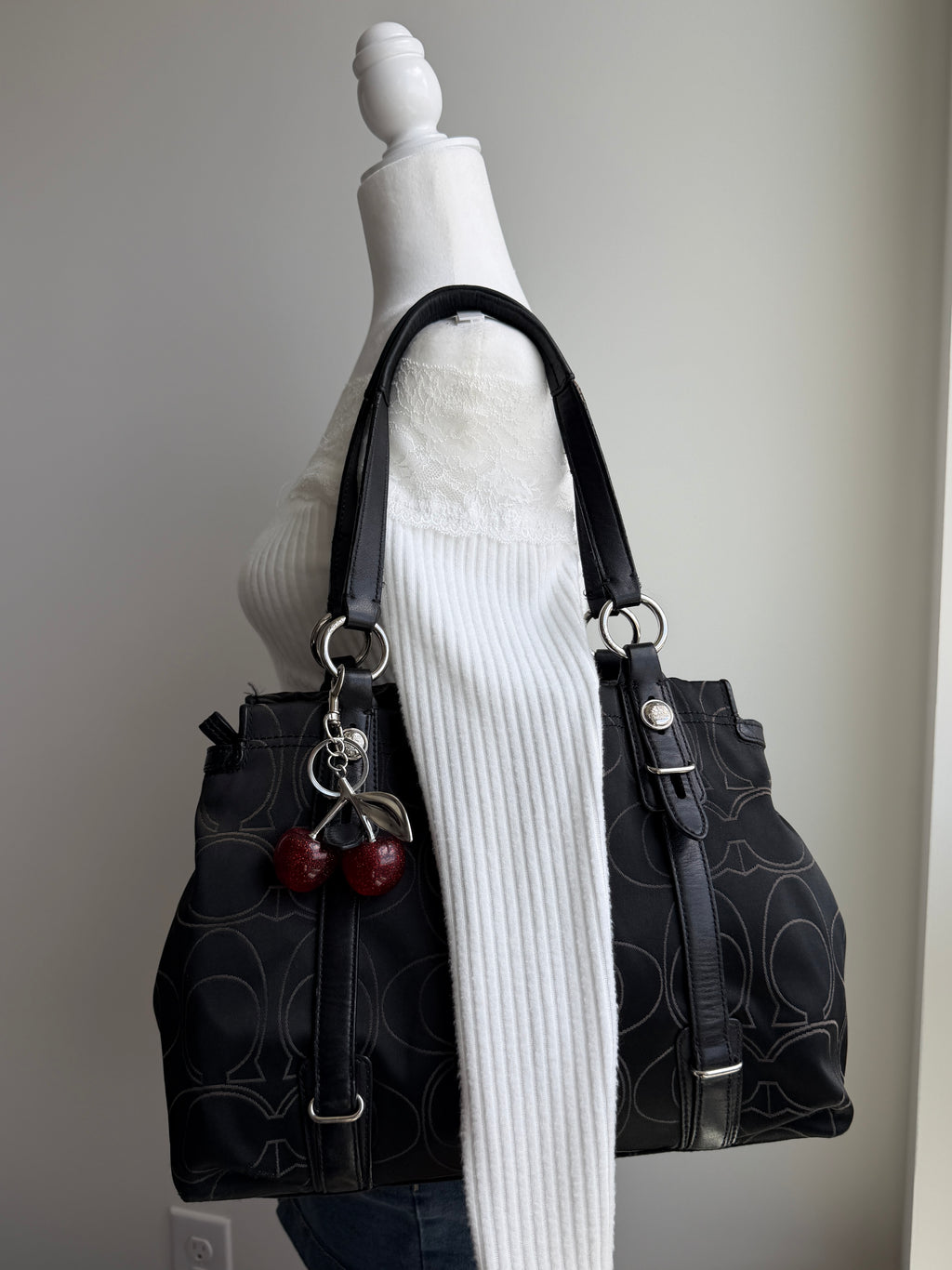 Coach Mia Black Shoulder Bag