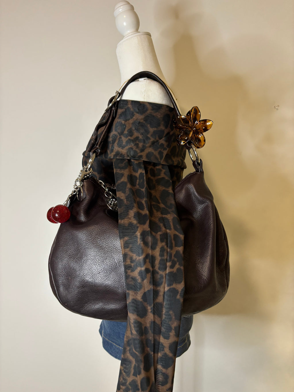 Coach Brown Leather Hobo